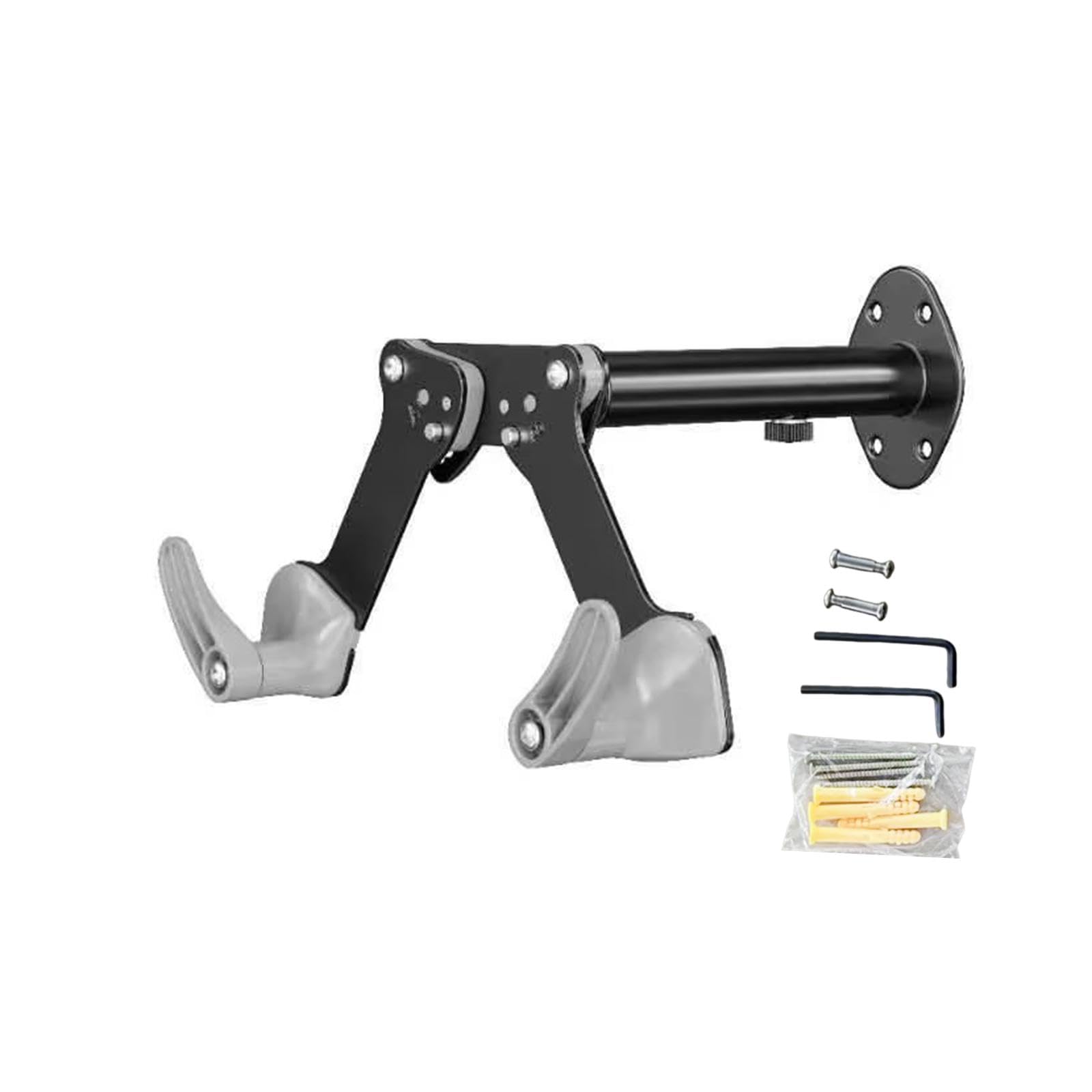 Best Bike Wall Mount Rack for Garage & Indoor Storage - Heavy Duty Bike Hanger & Hook for Horizontal Bike Storage - Perfect for Home, Apartment, and Garage Organization