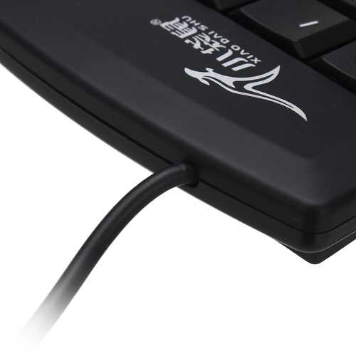 Black PS/2 Numeric Keypad - Compact Number Pad for Data Entry, Accounting & Gaming - USB Mini Keyboard for PC, Laptop & Desktop Computers