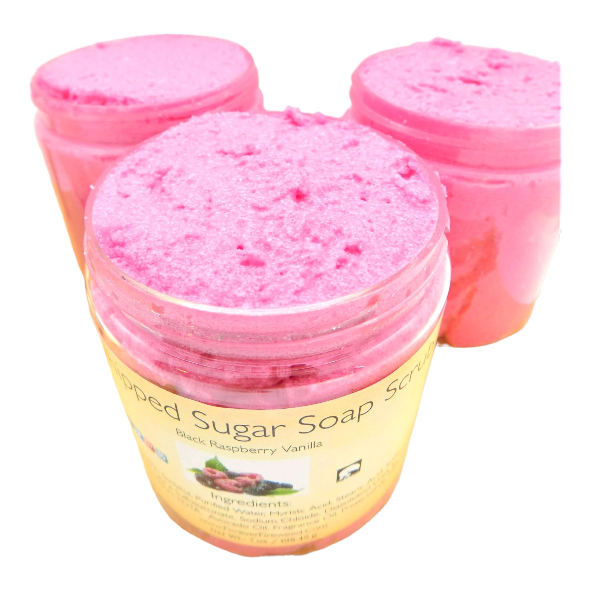 Whipped Sugar Soap & Exfoliating Body Scrub - Moisturizing Sugar Cookies Scented Bath & Shower Soap for Soft, Smooth Skin | Perfect for Spa Day, Gift Sets & Self-Care Routine
