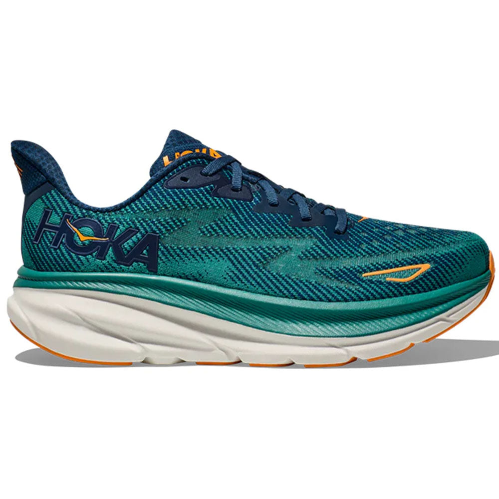 HOKA ONE ONE Clifton 9 Running Shoes for Men - Lightweight Cushioned Sneakers for Road Running, Jogging & Daily Wear