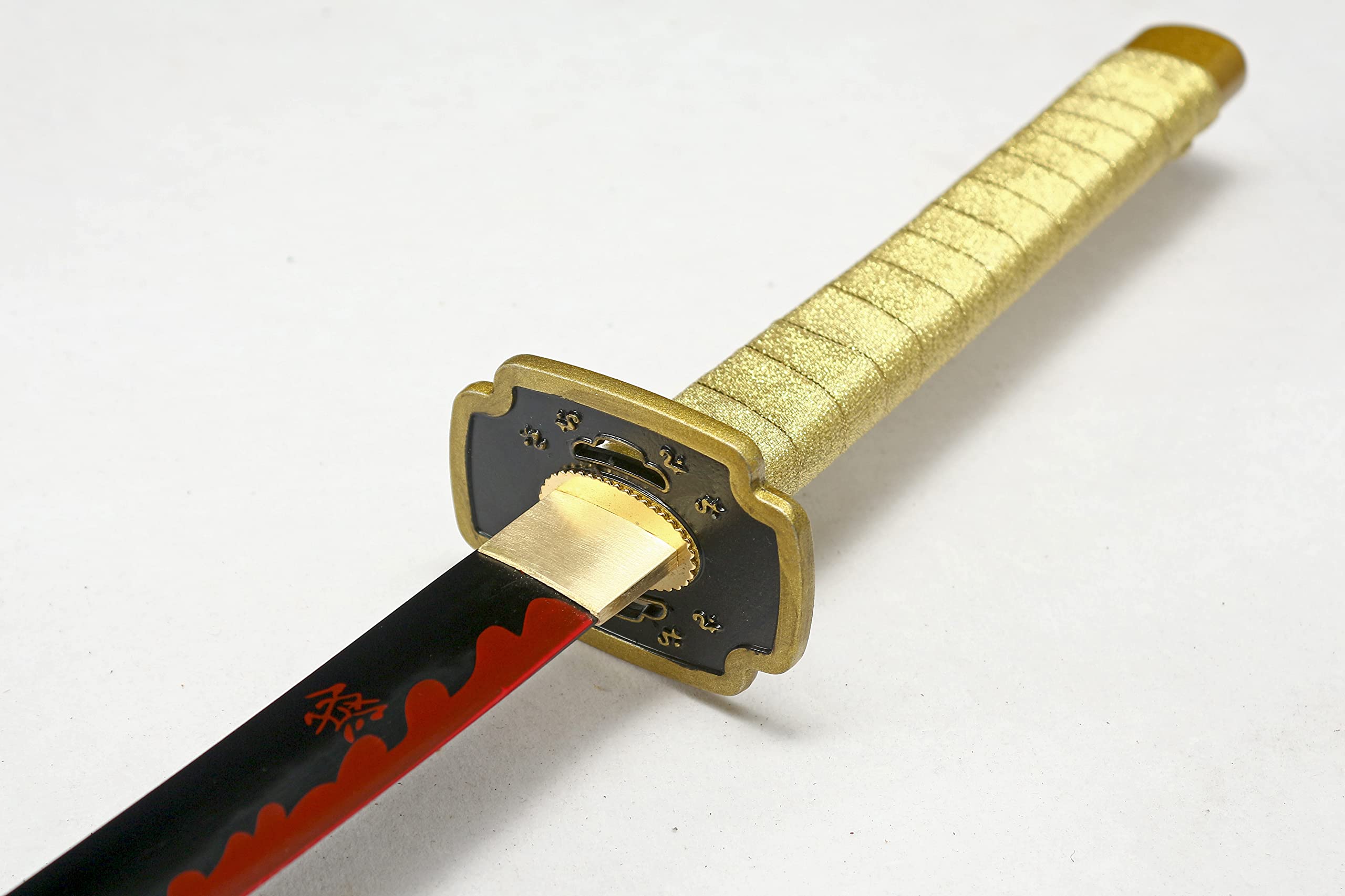 Demon Slayer Katana - Kimetsu no Yaiba Tanjiro Kamado & Shinobu Kocho Cosplay Sword Replica - High Carbon Steel Anime Collectible for Cosplay, Display, and Gift Giving