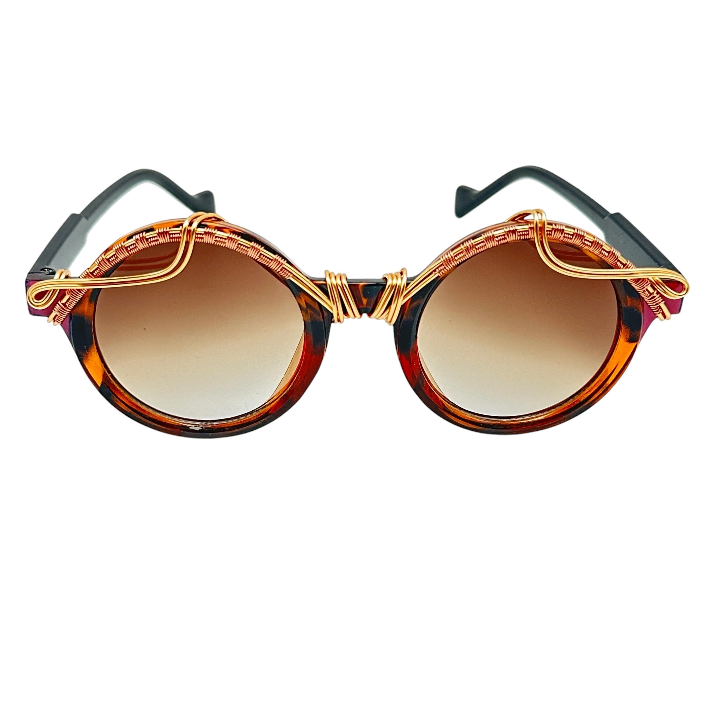 Premium Tortoise Round Sunglasses for Women & Men - UV Protection, Polarized, Vintage Style - Perfect for Beach, Driving & Outdoor Activities