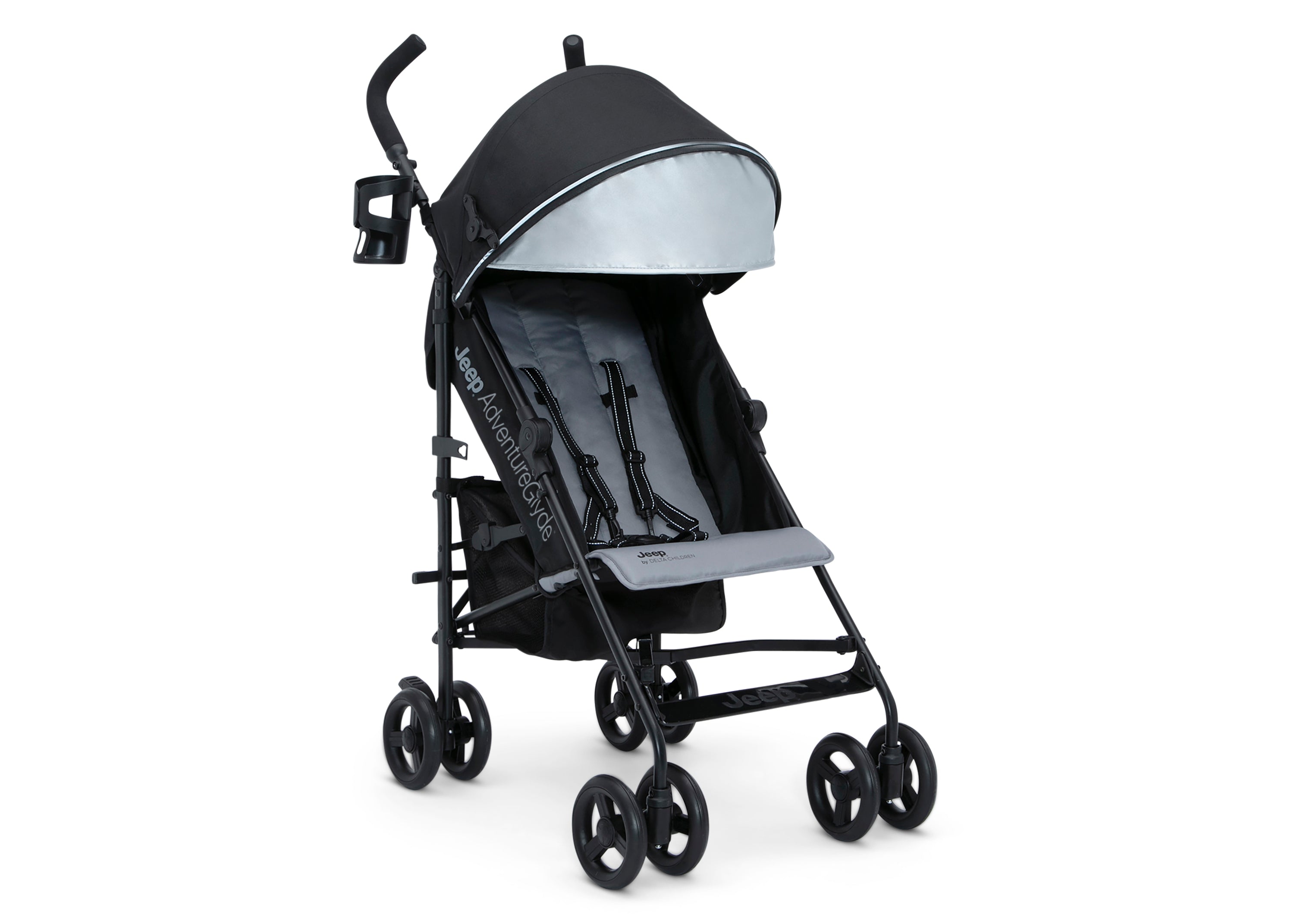Delta Children Jeep AdventureGlyde Stroller - Lightweight All-Terrain Baby Stroller for Outdoor Adventures, Travel & Daily Use