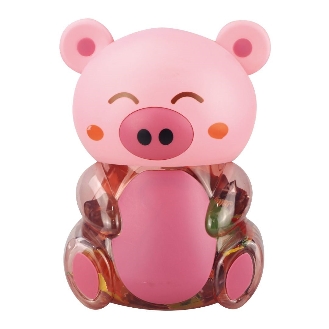 Josh Bosh Juicy Chew Fruit Jelly Cups Pig - 26oz Jar | Delicious Fruit Snacks for Kids, Party Favors & Office Treats