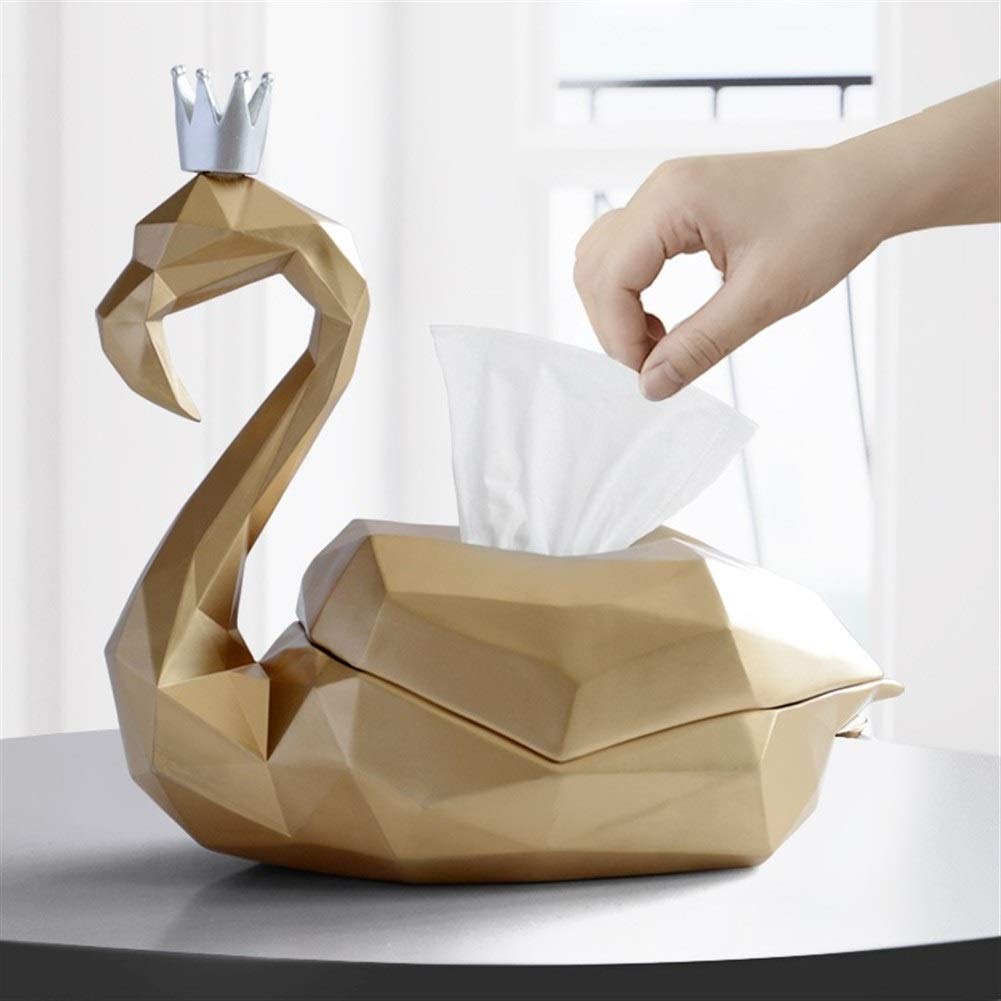 Nordic Flamingo Wall-Mounted Toilet Paper Holder & Paper Towel Holder - Bathroom Tissue Box with Simple Design for Home, Living Room, Coffee Table, Restaurant Storage & Practical Use