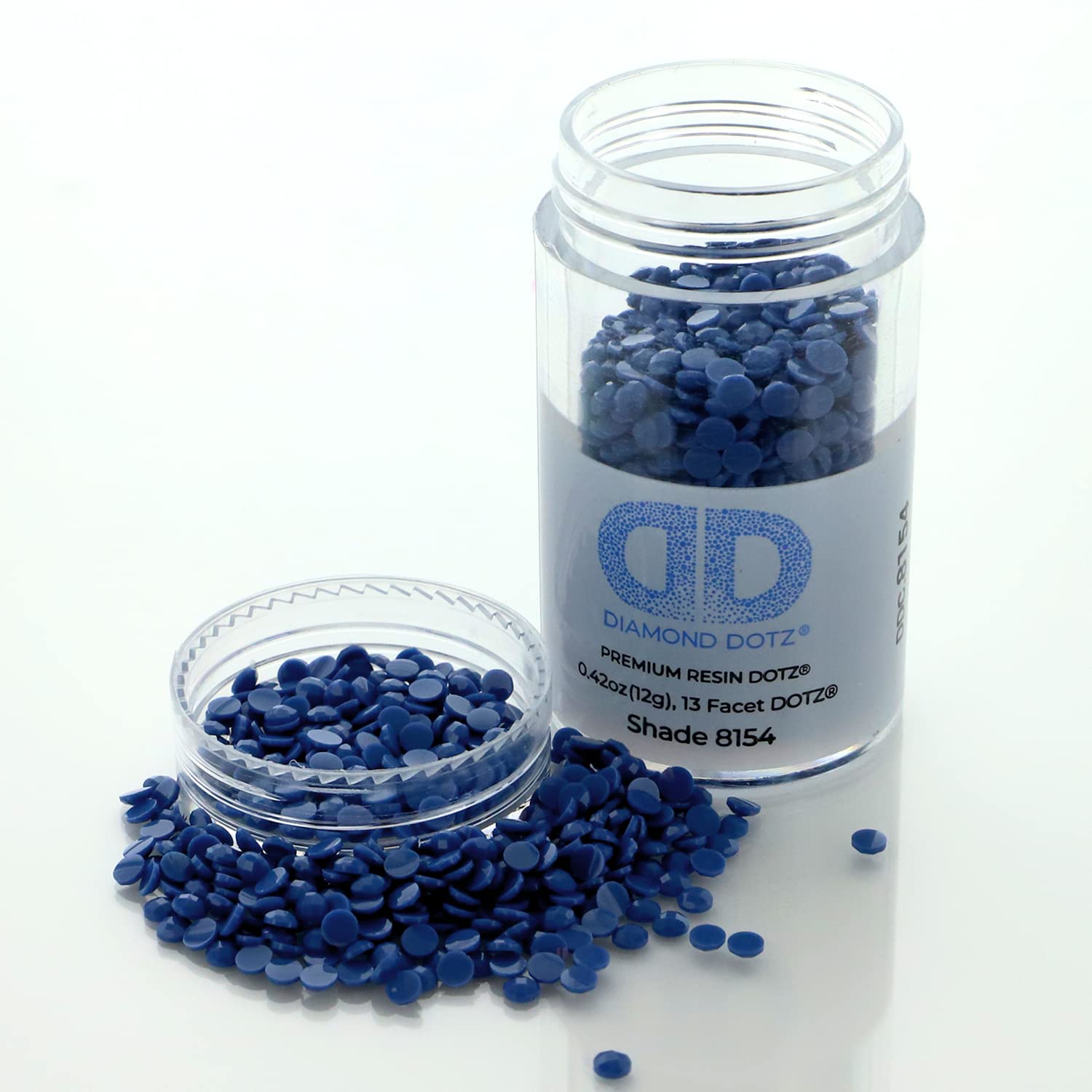 2.8MM 12G Oriental Blue Diamond Dotz Cylinder Beads - Freestyle Diamond Painting, DIY Art Replacement Drills, Loose Gems for Craft Kits, Home Decor & Gift Making | Perfect for Canvas Art, Scrapbooking & Jewelry Design