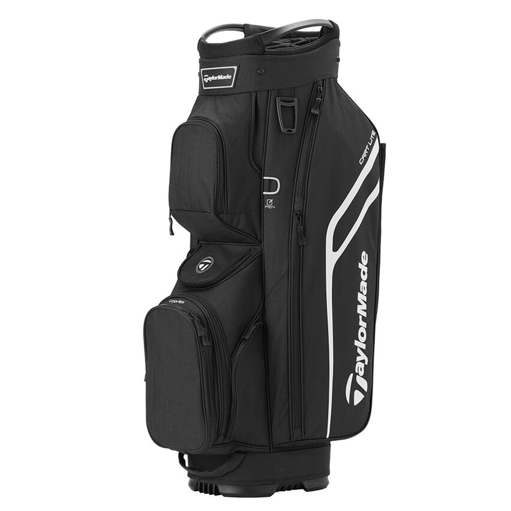 TaylorMade Cart Lite Golf Bag - Lightweight Stand Bag for Men & Women | Perfect for Golf Carts, Driving Range & Weekend Golfing
