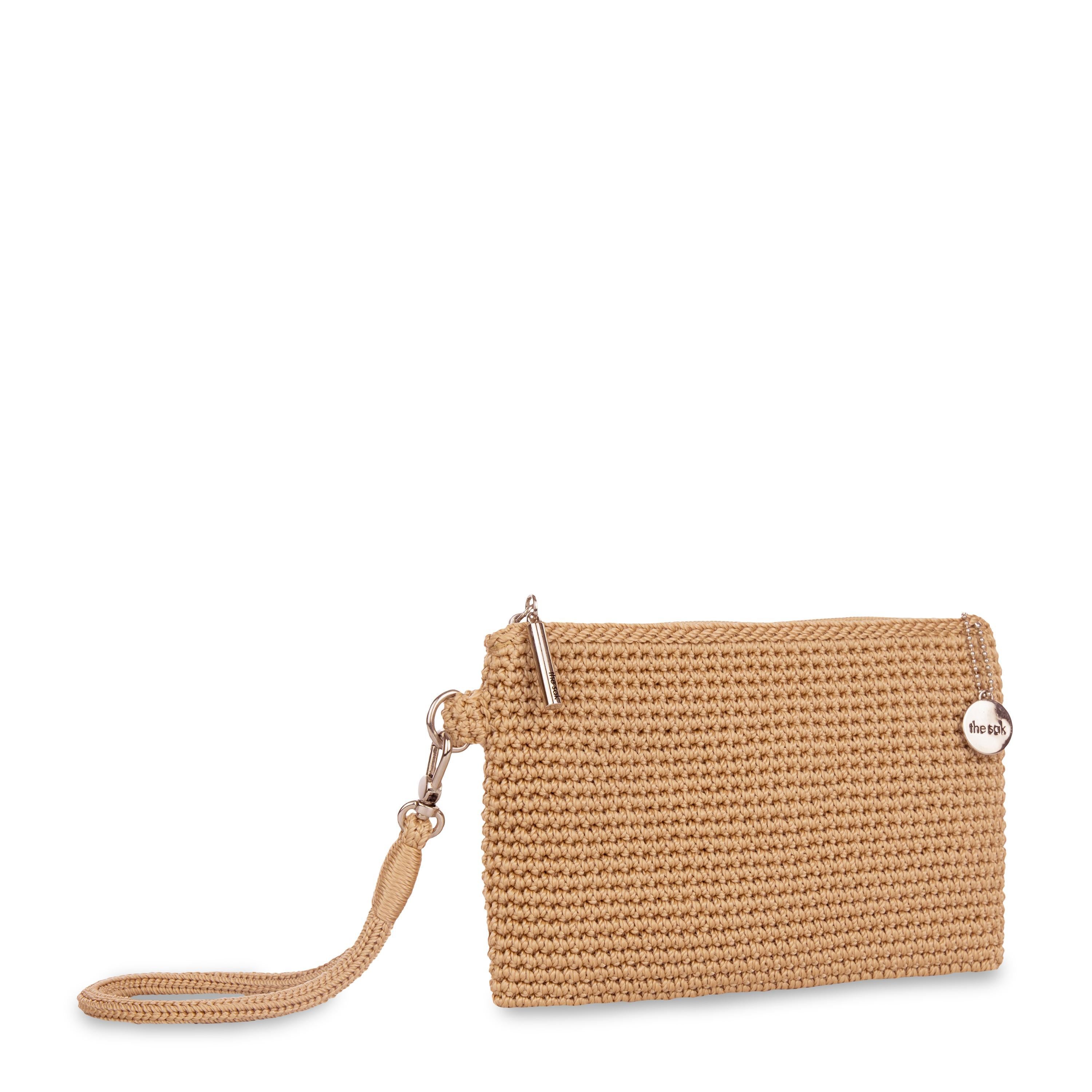Handmade Bamboo Vita Wristlet - Eco-Friendly Crochet Wrist Wallet for Women - Perfect for Shopping, Travel & Everyday Use