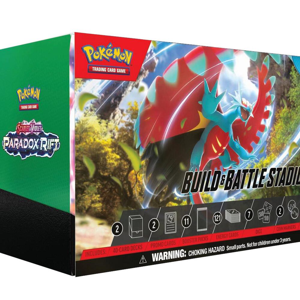 Pokemon TCG Paradox Rift Build & Battle Stadium - 36 Booster Packs, Exclusive Promo Cards & Deck Box - Perfect for Tournaments, Collecting & Game Nights