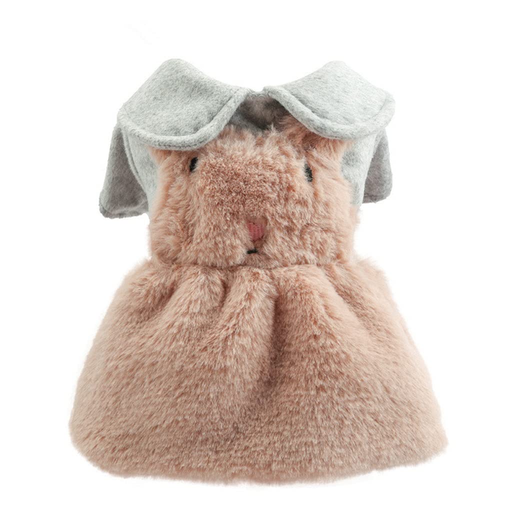 TAZSJG Winter Dog Dress - Cute Puppy Clothes for Small Dogs, Yorkshire, Pomeranian, Poodle, Bichon & Schnauzer - Warm & Stylish Outfit for Winter Walks & Indoor Comfort