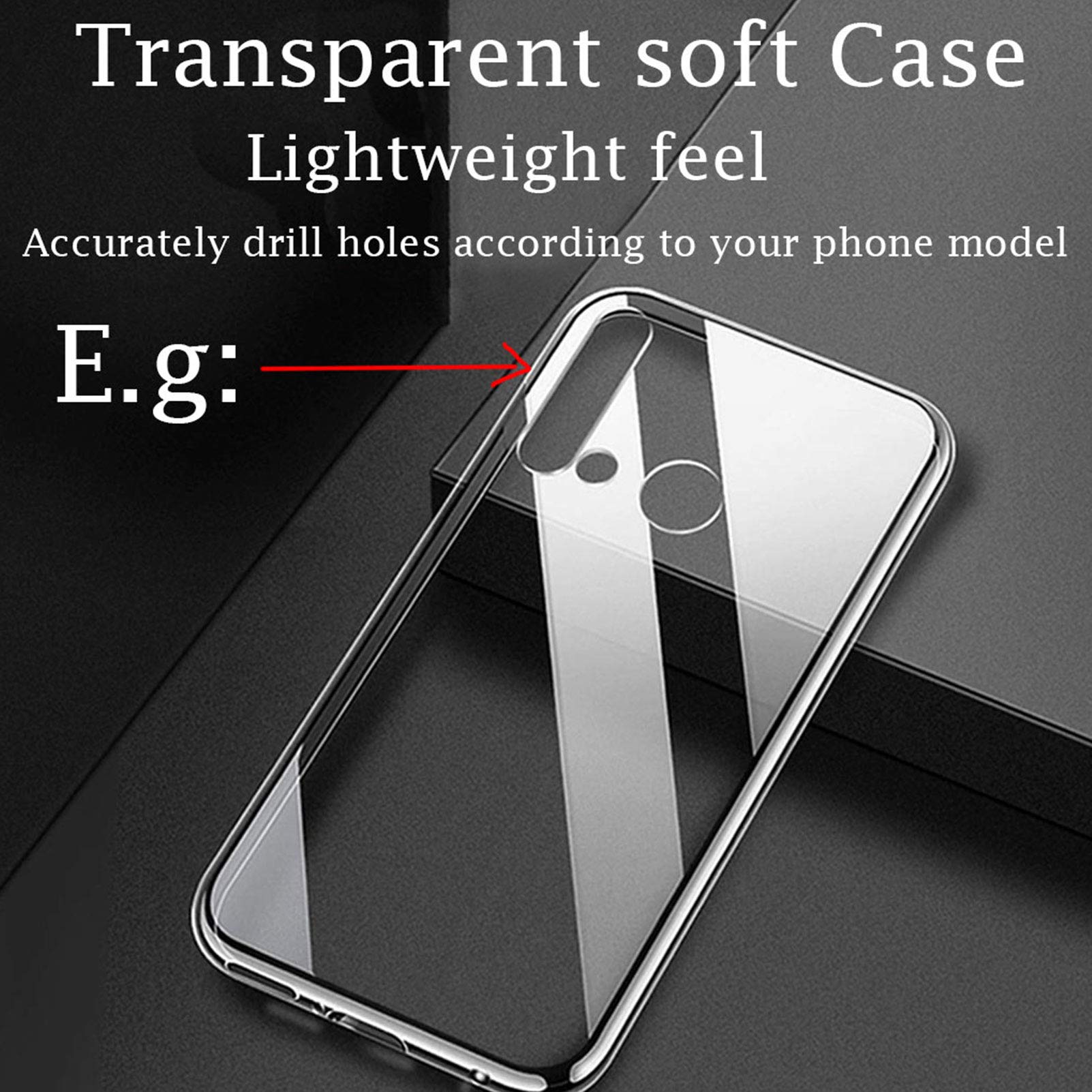 Doogee S96 Pro Case [6.22 Inch] 2 Pack - Soft Silicone Bumper Shell, Flexible Rubber Phone Protective Cover TPU (Clear + Black) - Perfect for Outdoor, Work & Daily Use