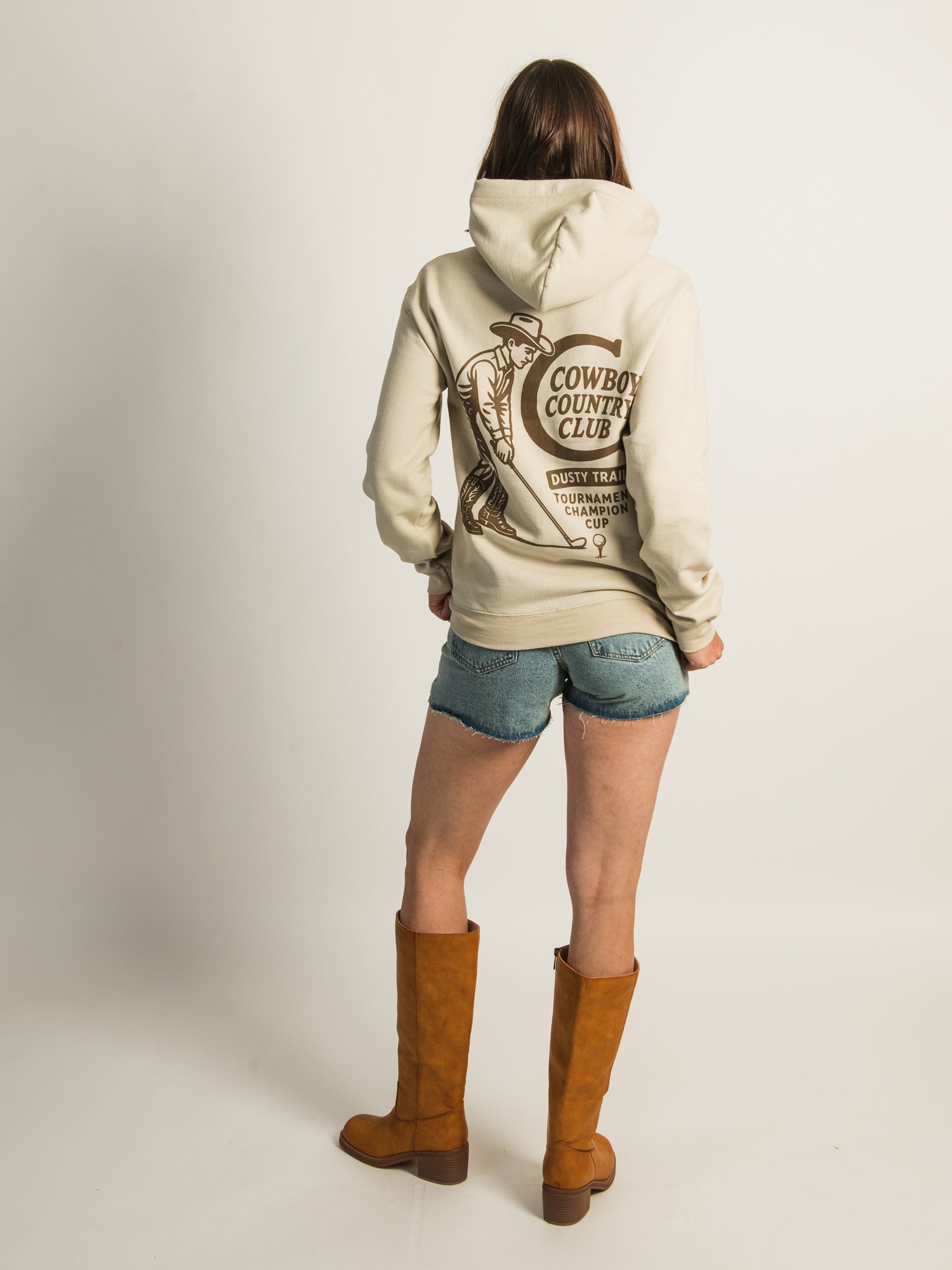 Country Club Pullover Hoodie - Premium Cotton Blend Men's & Women's Sweatshirt for Golf, Casual Wear & Outdoor Activities