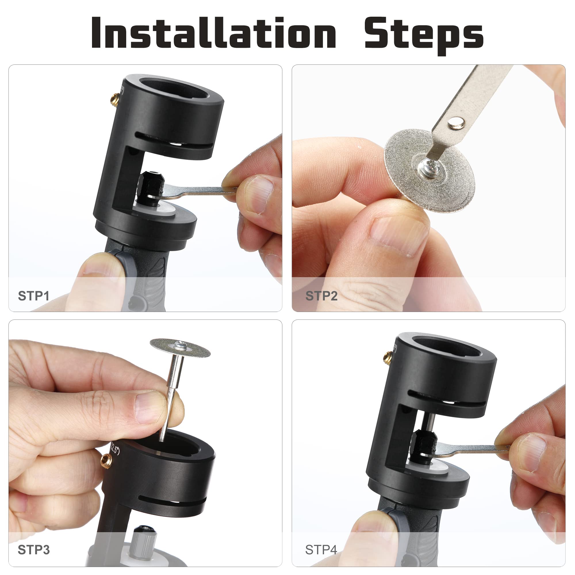 DIDUEMEM 8V Cordless Tungsten Grinder for TIG Welding - Tungsten Electrode Sharpener with Flat Grinding Block, Cut-Off Slot, Multi-Angle & Offsets | Perfect for Precision Welding, Metal Fabrication & DIY Projects