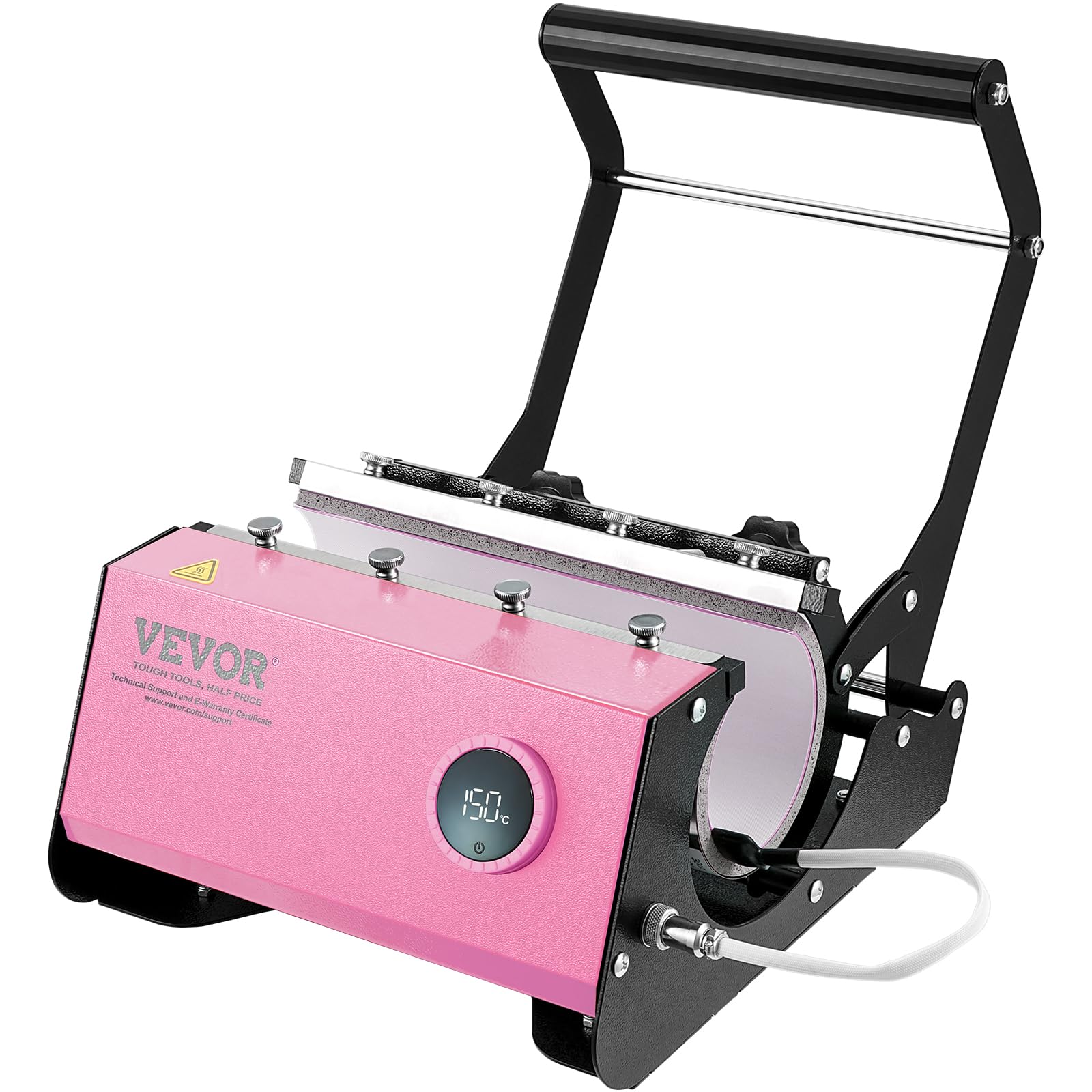 VEVOR Tumbler Heat Press Machine for 11-16oz & 20-30OZ Sublimation Tumblers - Digital Temperature Control & Timer - Includes Heat Tape & Gloves - Perfect for DIY Custom Mugs & Personalized Drinkware Gifts