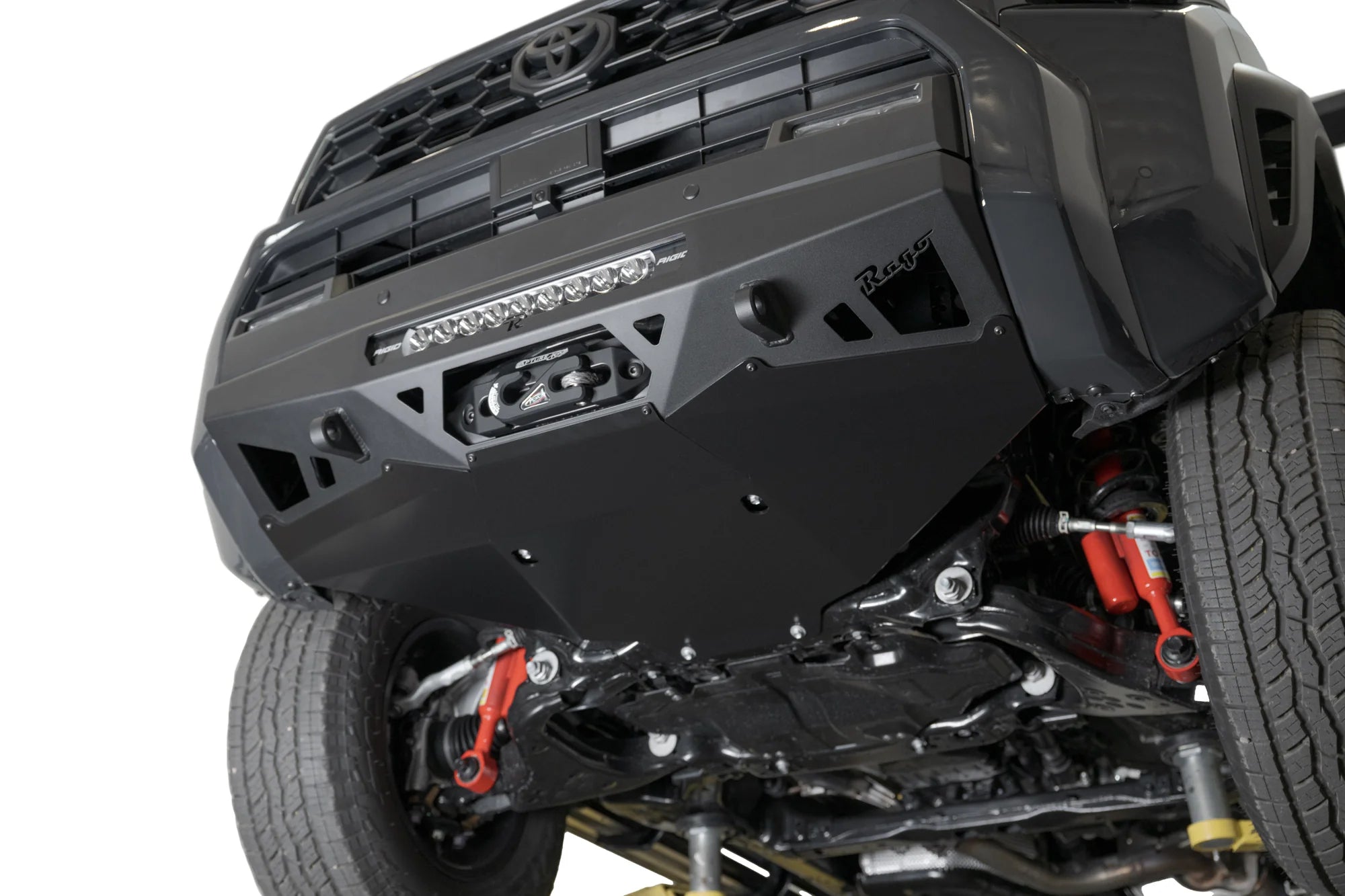 Rago Fabrication Heavy Duty Center Mount Winch Front Bumper with Skid Plate for 2025+ Toyota 4Runner | Off-Road Protection & Recovery | Perfect for Rock Crawling & Overland Adventures