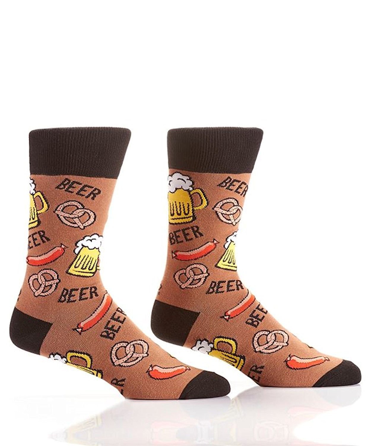 Yo-Sox Men's Crew Socks with Sock Ring - Comfortable Athletic Socks for Running, Gym & Everyday Wear