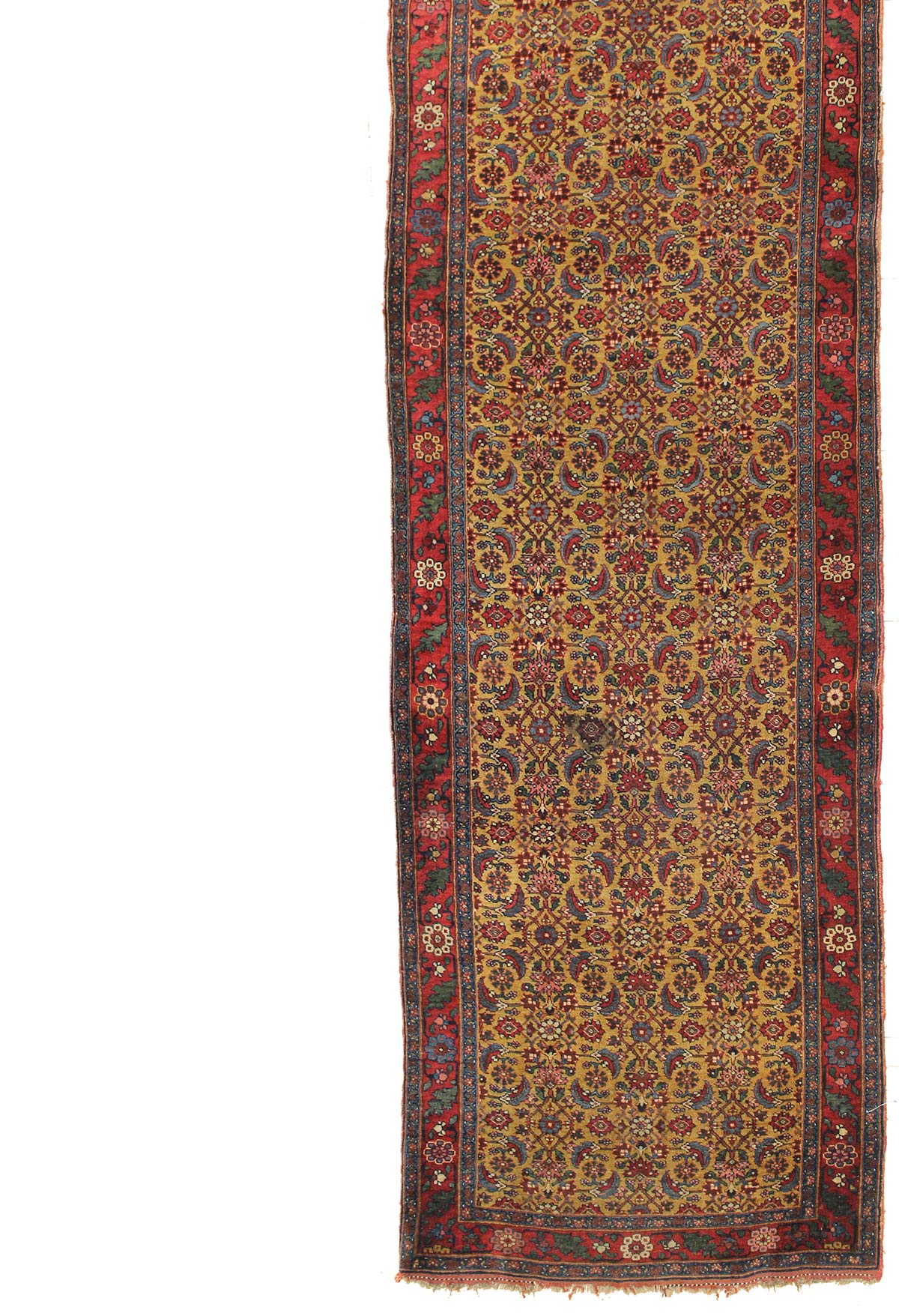 Vintage Bijar Handwoven Tribal Rug 44049 - Authentic Persian Carpet for Boho Home Decor, Living Room, Bedroom & Office