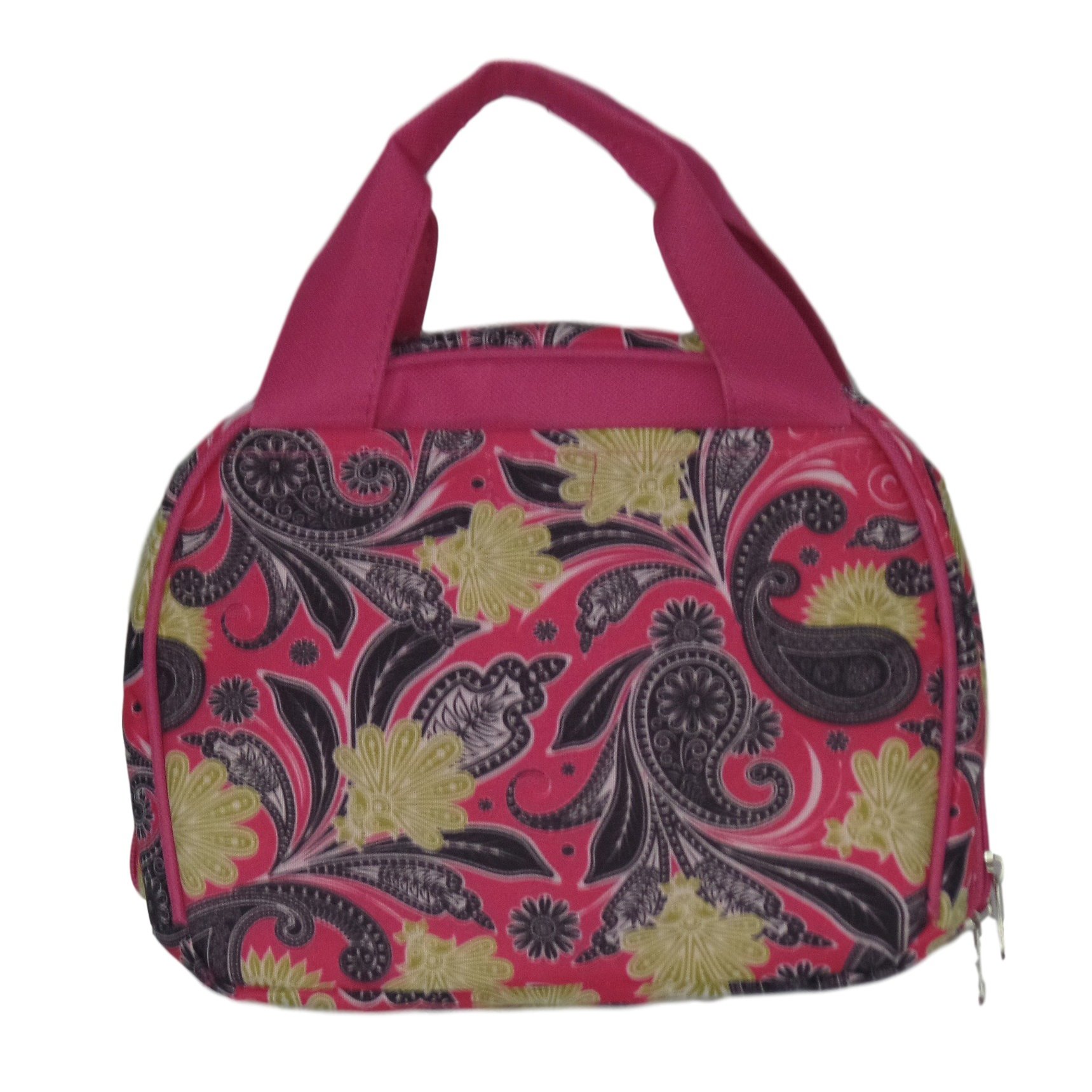 California Fashion Print Insulated Lunch Cooler Tote - Water Resistant Small Picnic Bag for Work, School & Outdoor Activities
