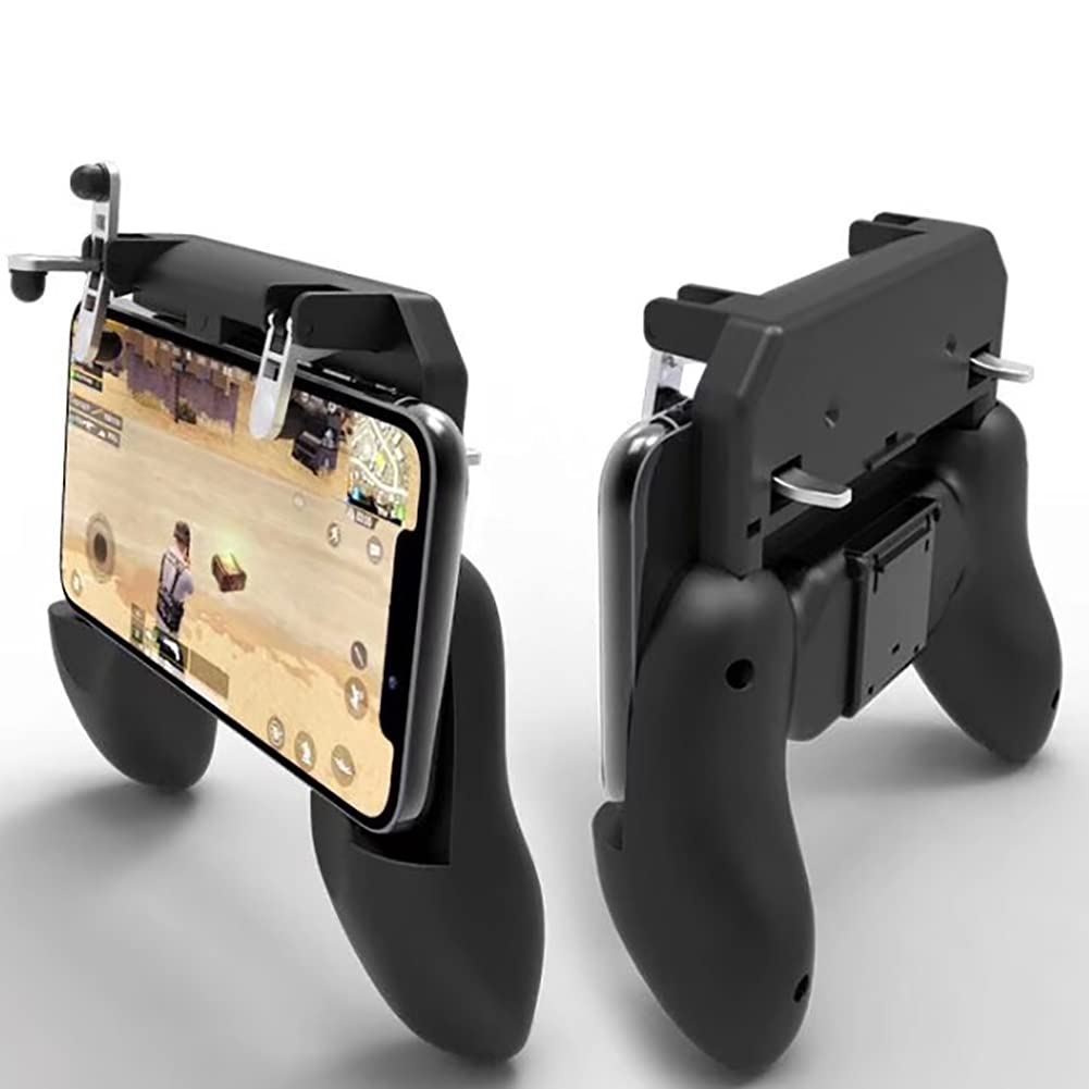 Wireless W10 Mobile Phone Game Controller - Ergonomic Joystick with Fire Triggers for Android/iOS Gaming | Perfect for PUBG, Fortnite & Call of Duty Mobile