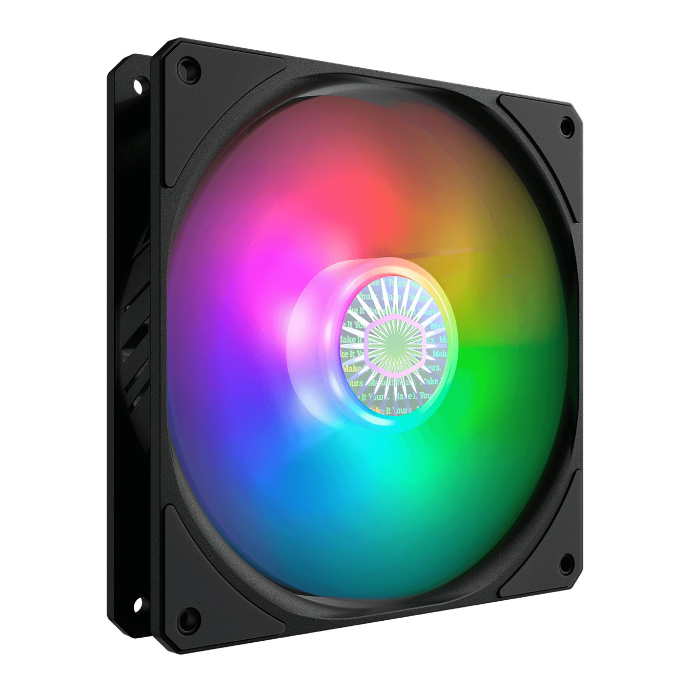 Cooler Master SickleFlow 140 ARGB PC Case Fan - 140mm High Airflow Cooling Fan with RGB Lighting for Gaming PC, Desktop Computer - Ideal for Case Cooling & PC Build Customization