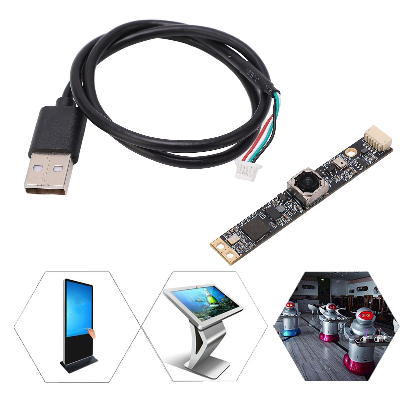 8MP Autofocus USB Camera Module with USB2.0 - Mini Webcam Board for Industrial Use, Video Conferencing & Security Monitoring