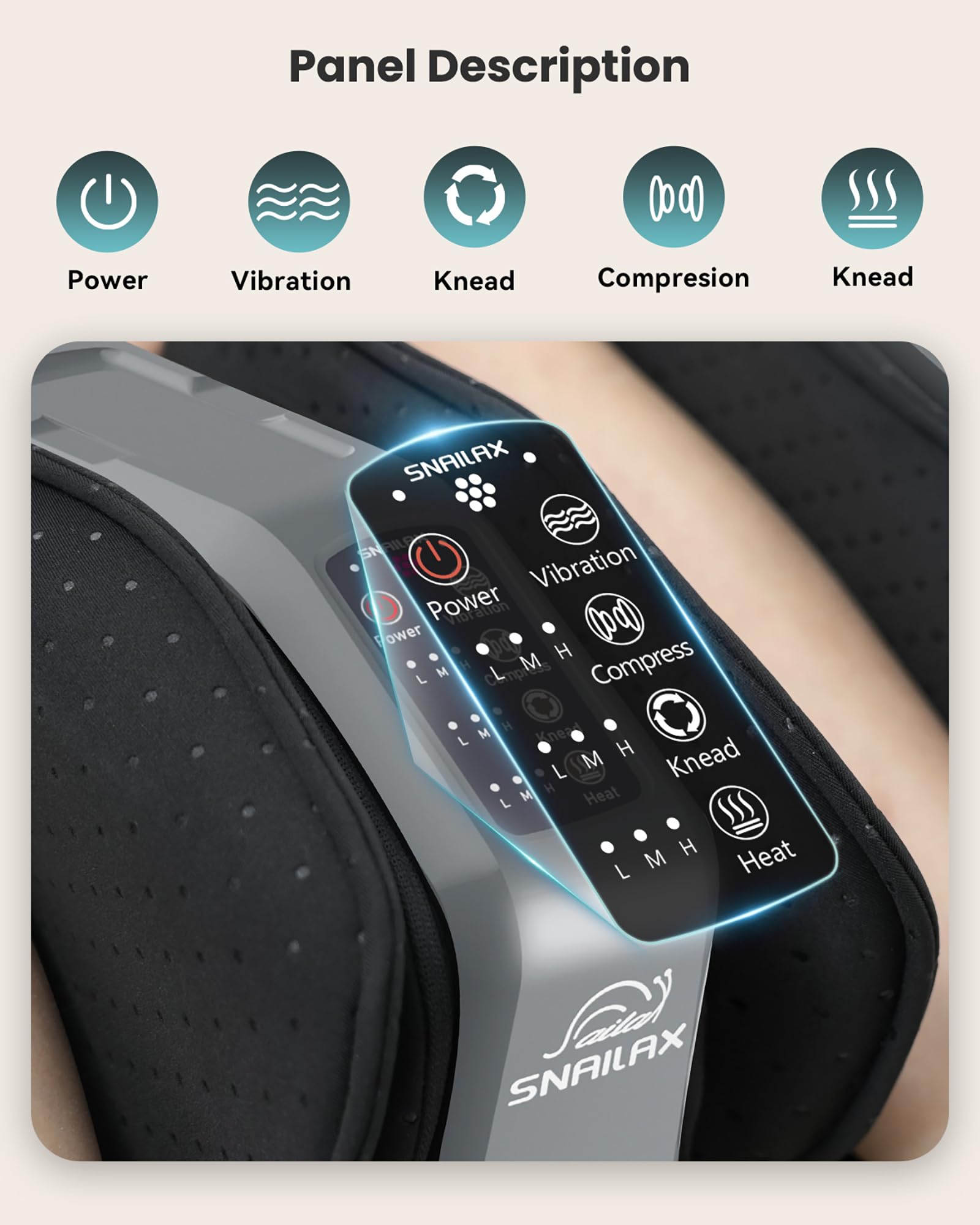 Snailax Shiatsu Foot Massager with Heat - Deep Kneading, Rolling & Compression for Plantar Fasciitis Relief - Foot & Calf Massager for Women & Men - Perfect for Home Relaxation & Christmas Gifts