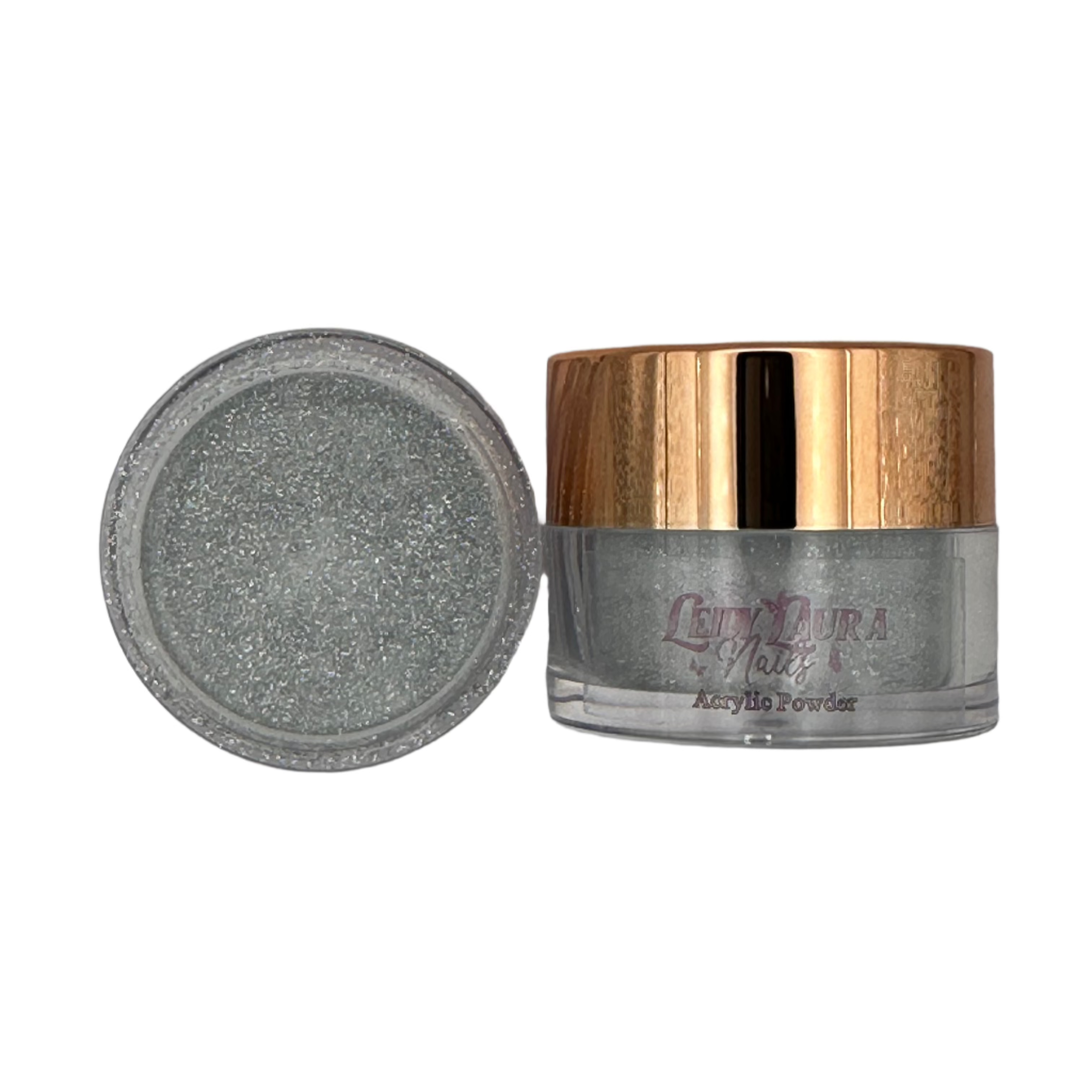 3D Sparkle Silver Acrylic Art Powder - 0.50 oz for Nail Art, DIY Crafts & Resin Jewelry Making - Perfect for Creative Designs & Decorative Projects
