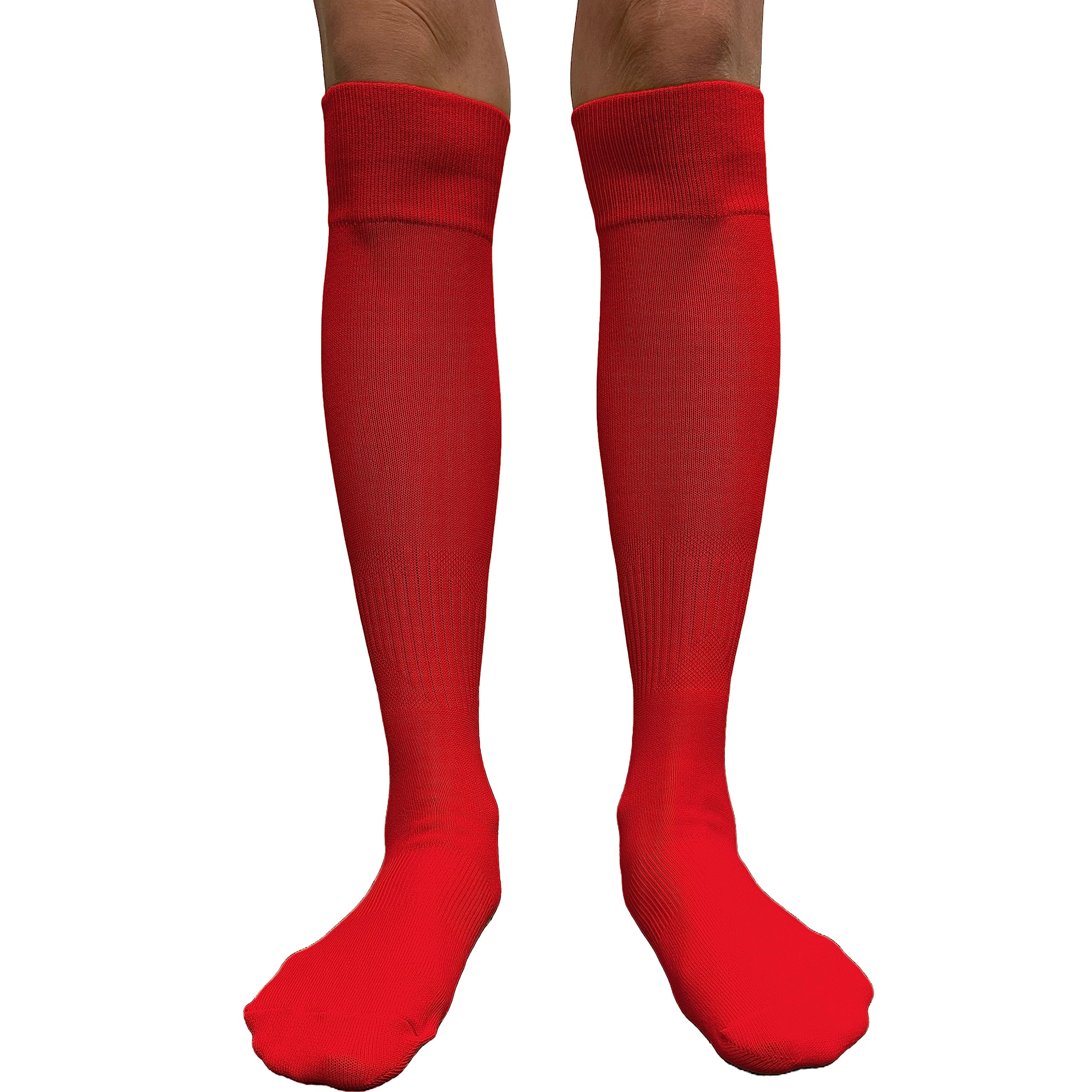 Affordable Polyester Soccer Knee High Socks - Breathable Team Sports Socks for Men & Women - Perfect for Soccer, Football, Running & Workout
