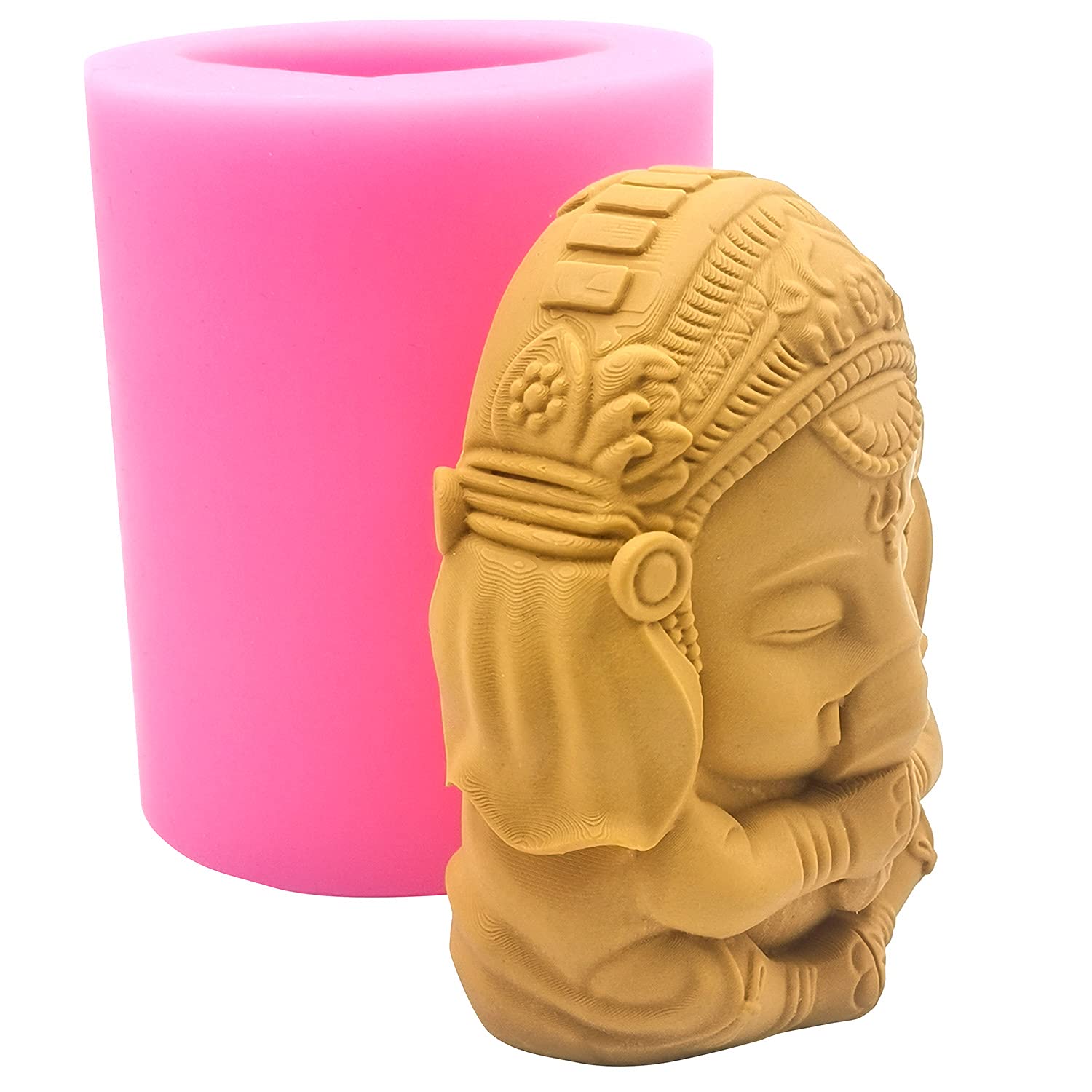 Redxin Buddha Silicone Soap & Candle Mold - DIY Handmade Soap, Candle, Chocolate, Candy & Cake Making Kit - Perfect for Home Crafts, Gifts & Meditation Spaces