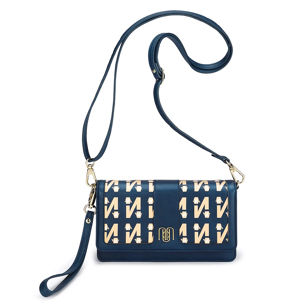 Nuoku Women's Small RFID Crossbody Purse - Phone Wristlet Wallet with Detachable Strap, Card Slots - Green | Perfect for Travel, Shopping & Everyday Use