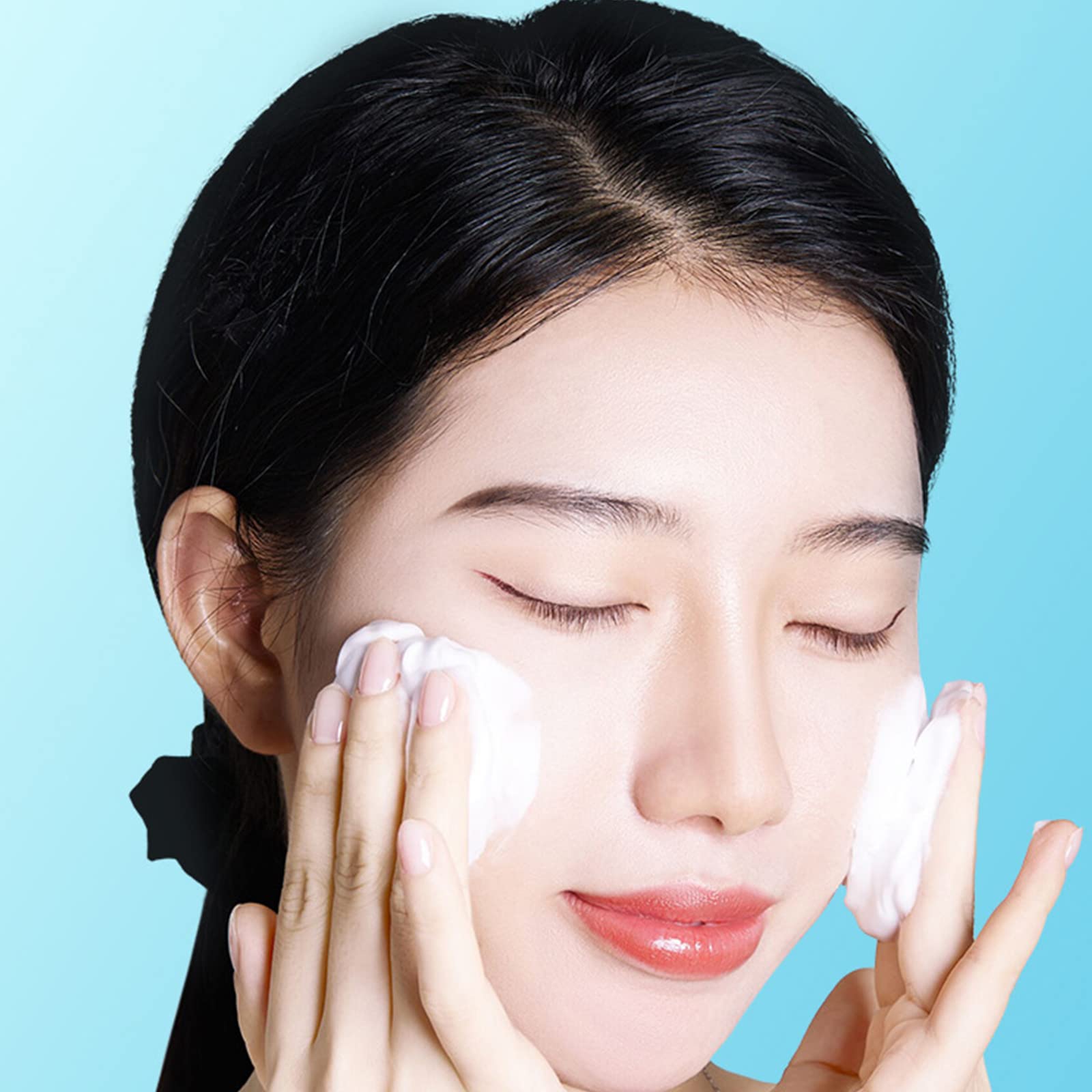 Amino Acid Foam Cleanser with Hyaluronic Acid - Gentle Face Wash for Dry, Oily & Combination Skin - 150ml Hydrating Cleanser for Women | Daily Skincare Routine & Makeup Removal