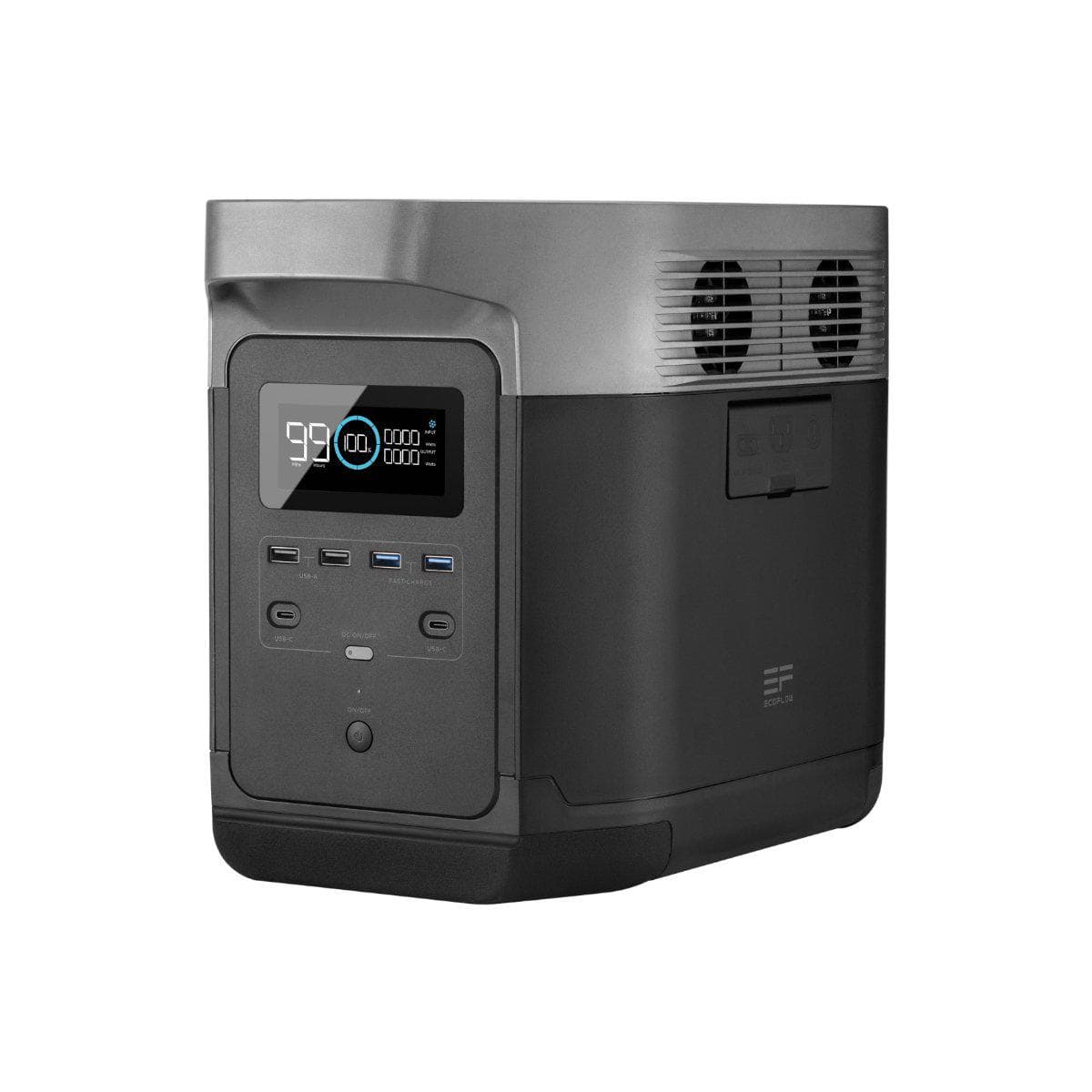EcoFlow DELTA 2000W Portable Power Station - 1260Wh Solar Generator (Certified Refurbished) | For Camping, RV Trips & Emergency Backup Power