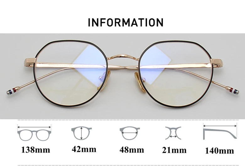 Stylish Black Unisex Full Rim Flat Top Oval Alloy Eyeglasses 42914 - Perfect for Work, Reading & Fashion Accessories