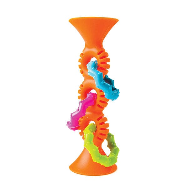 Fat Brain pipSquigz Loops - Sensory Fidget Toy for Kids & Adults, Stress Relief & Focus Aid - Perfect for Autism, ADHD, Office & Classroom Use - Orange