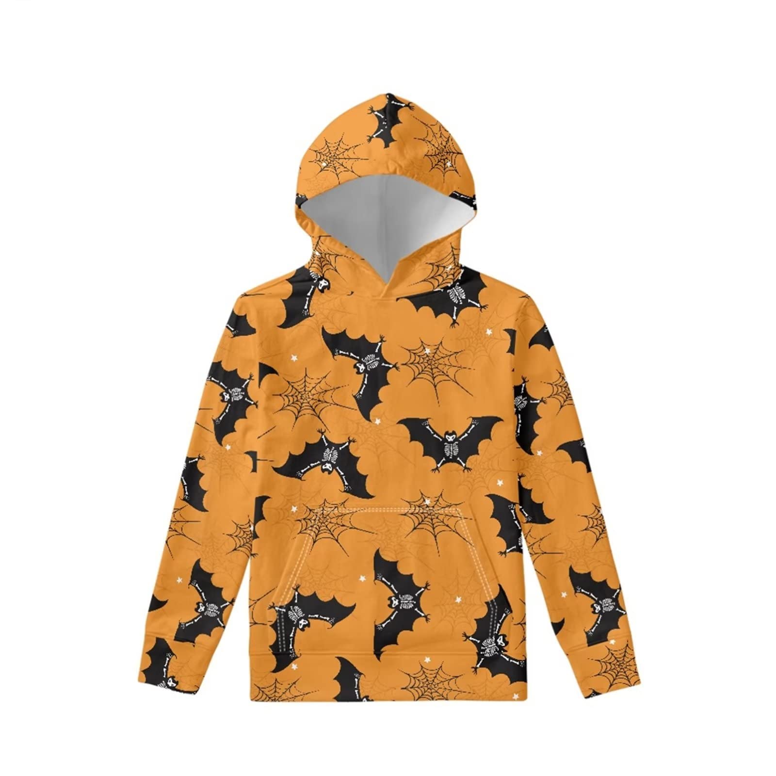 Girls' Long Sleeve Hooded Sweatshirt - Preppy Pullover Top for Kids | Fall & Winter Fashion | Perfect for School, Playdates & Outdoor Activities
