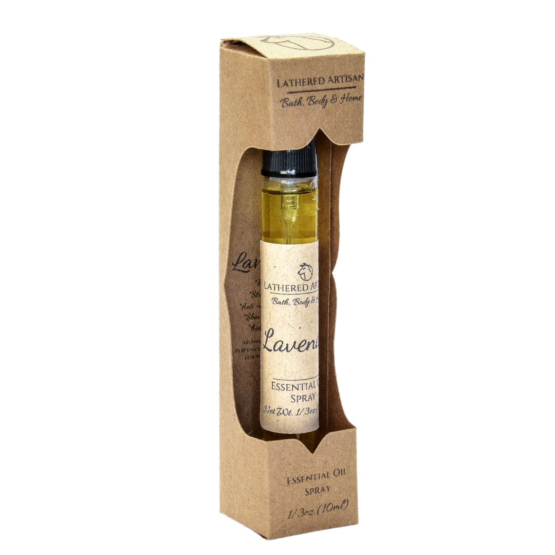 Alcohol-Free Lavender Essential Oil Perfume - Natural, Paraben-Free & Phthalate-Free Plant-Based Cologne | Handcrafted, Nourishing Spray for Aromatherapy, Relaxation & Everyday Fragrance