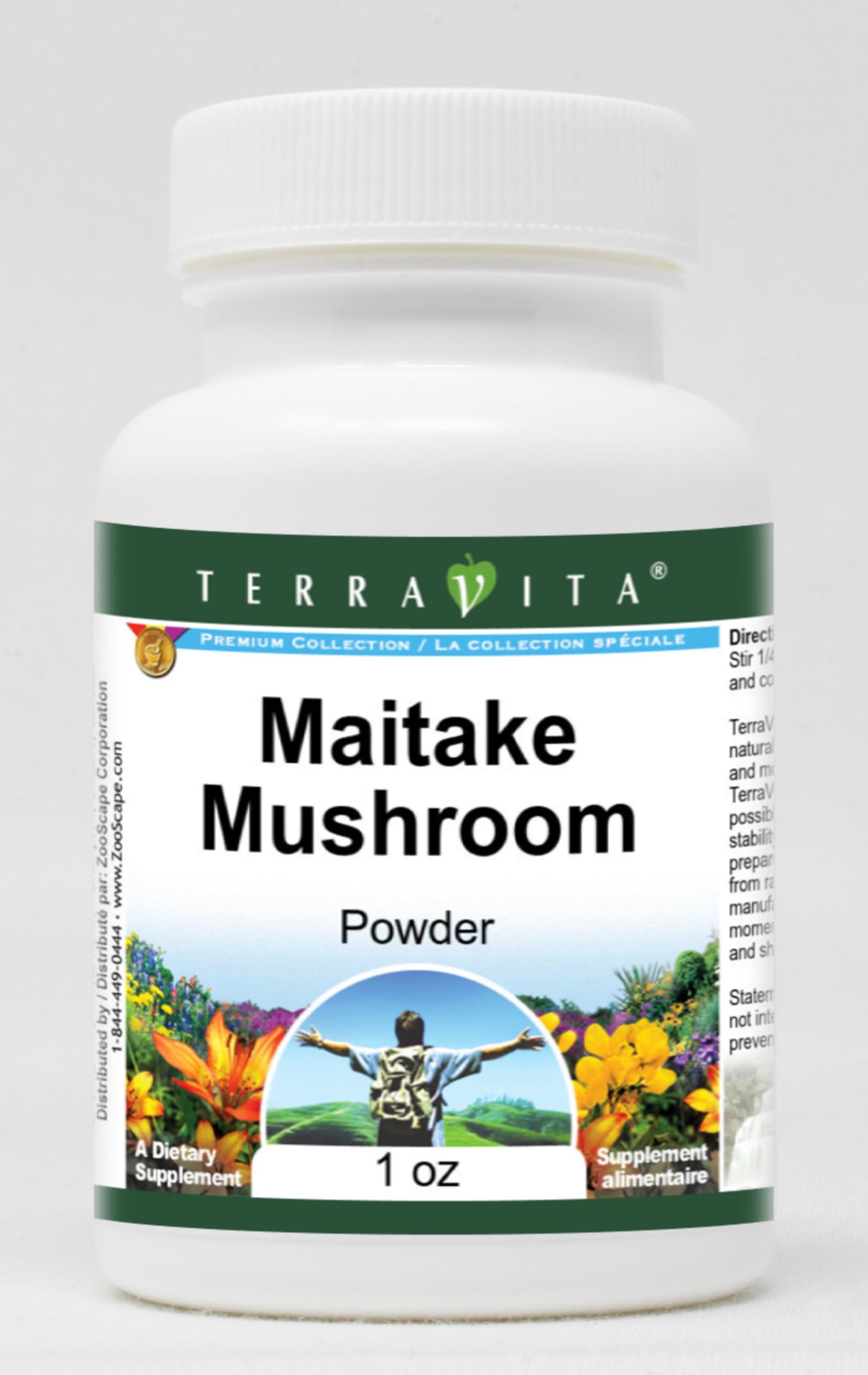 Organic Maitake Mushroom Powder 1 oz (30g) | Immune Support & Antioxidant Rich | USDA Certified | ZIN: 521993 | Perfect for Smoothies, Teas & Cooking