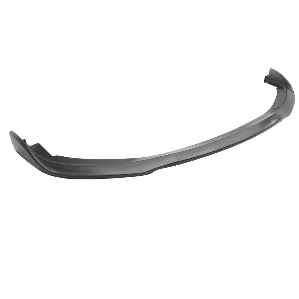 IKON MOTORSPORTS CS2 Style Black PU Front Bumper Lip Spoiler for 2012 Honda Civic - Under Chin Finisher Add-On for Enhanced Sporty Look & Aerodynamics | Perfect for Car Enthusiasts & Street Racing Style Upgrades