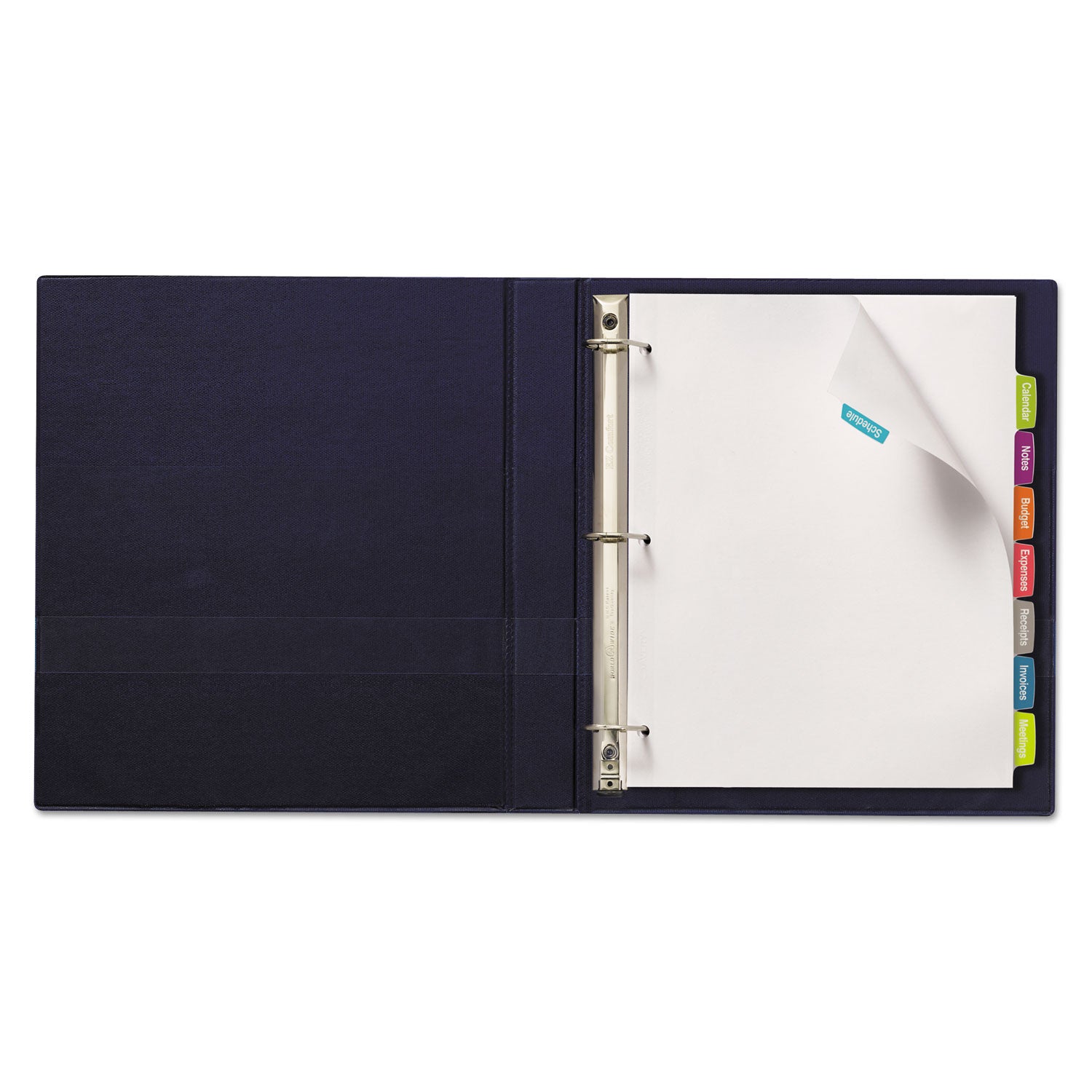 Avery® Big Tab Printable White Label Tab Dividers - 8 Tabs, 11 x 8.5 Inches, White, 20 Sets - Perfect for Office Organization, School Binders & Filing Systems