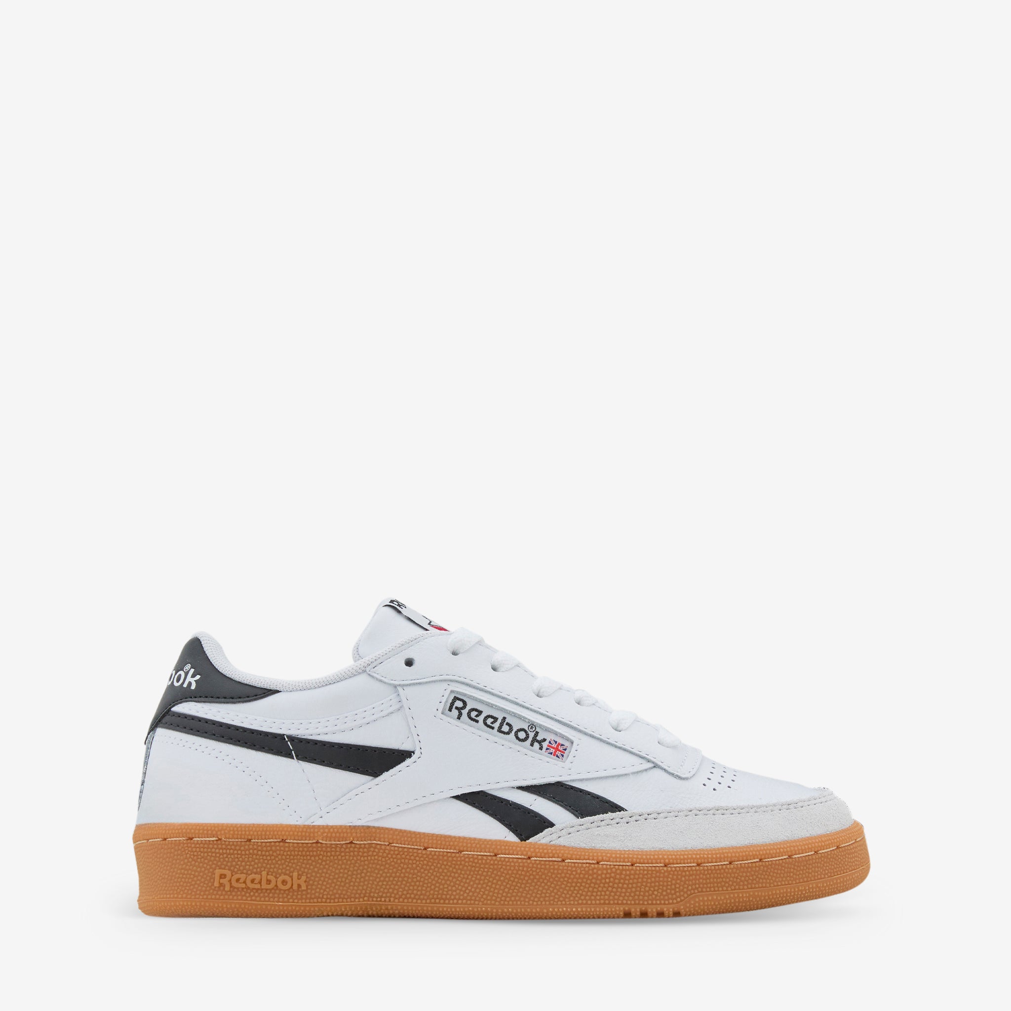 Reebok Club C Revenge Sneakers for Men & Women - White, Black & Gum Color Options - Perfect for Casual Wear, Gym & Street Style