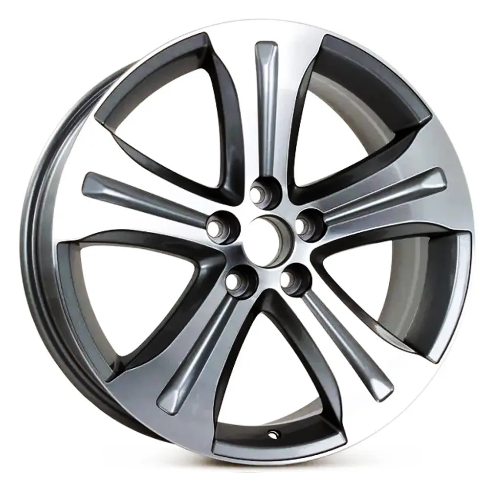 19 Inch Toyota Highlander Wheel Replacement - Machined Silver Replica Rim 69536 B 426110E160 - Perfect for Off-Roading, City Driving & Car Upgrades