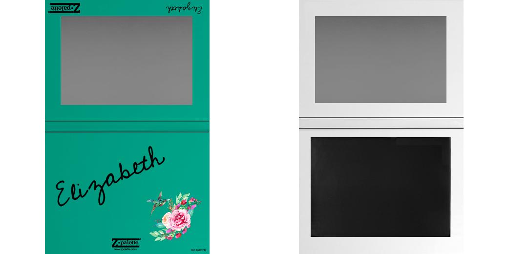 Custom Extra Large Magnetic Z Palette for Makeup Artists - Perfect for Organizing Eyeshadows, Blushes & Makeup Pans - Ideal for Professional Makeup Kits & Travel Cosmetics Cases