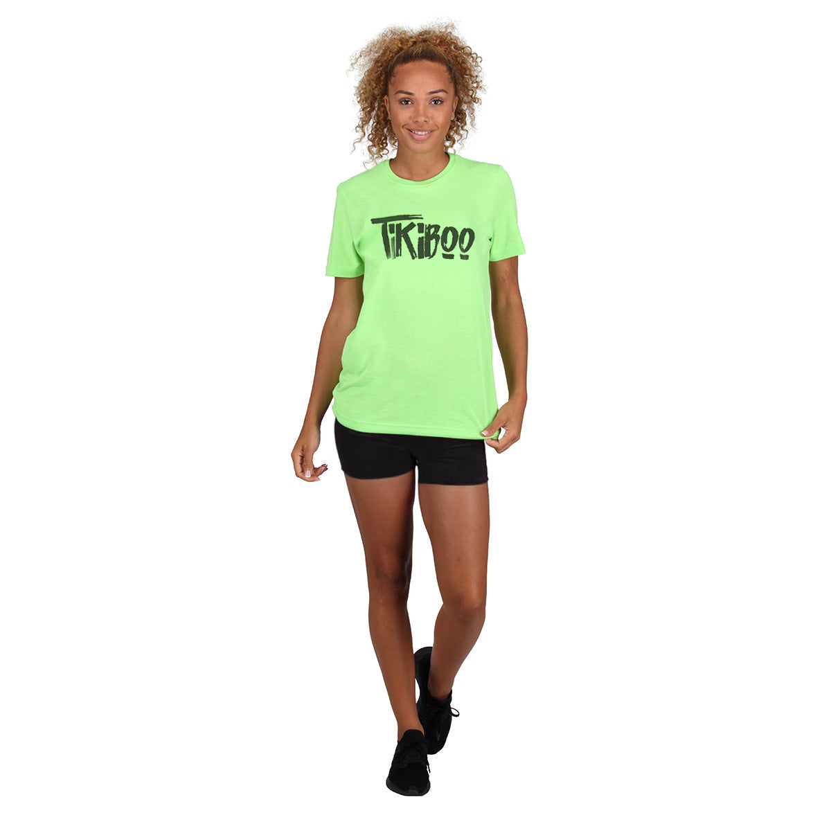 TikiSurf Green T-Shirt for Men - Soft Cotton Casual Tee for Surfing, Beach & Summer Outfits