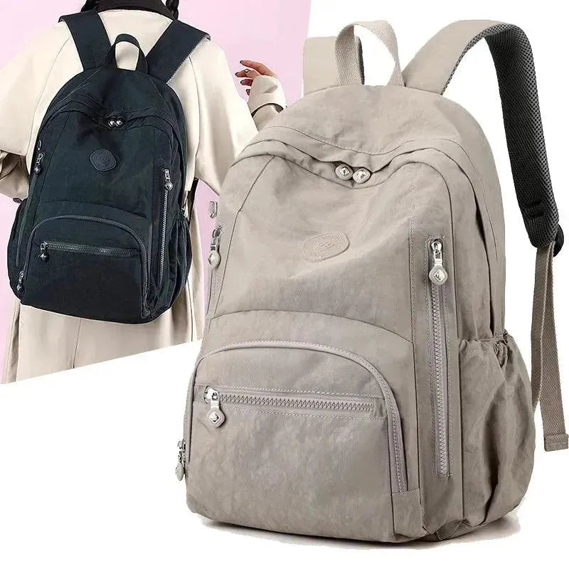 High Capacity Waterproof Travel Backpack for Women - Durable Carry On Hiking Backpack with USB Charging Port - Perfect for Camping, Air Travel & Outdoor Adventures