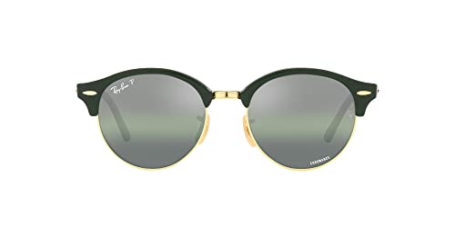 Green on Gold/Dark Green Gradient Mirrored Polarized