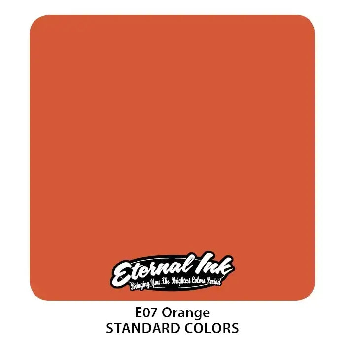 Premium Orange Eternal Ink - Long-Lasting, Vibrant & Fade-Resistant for Tattoos, Calligraphy & Art Projects