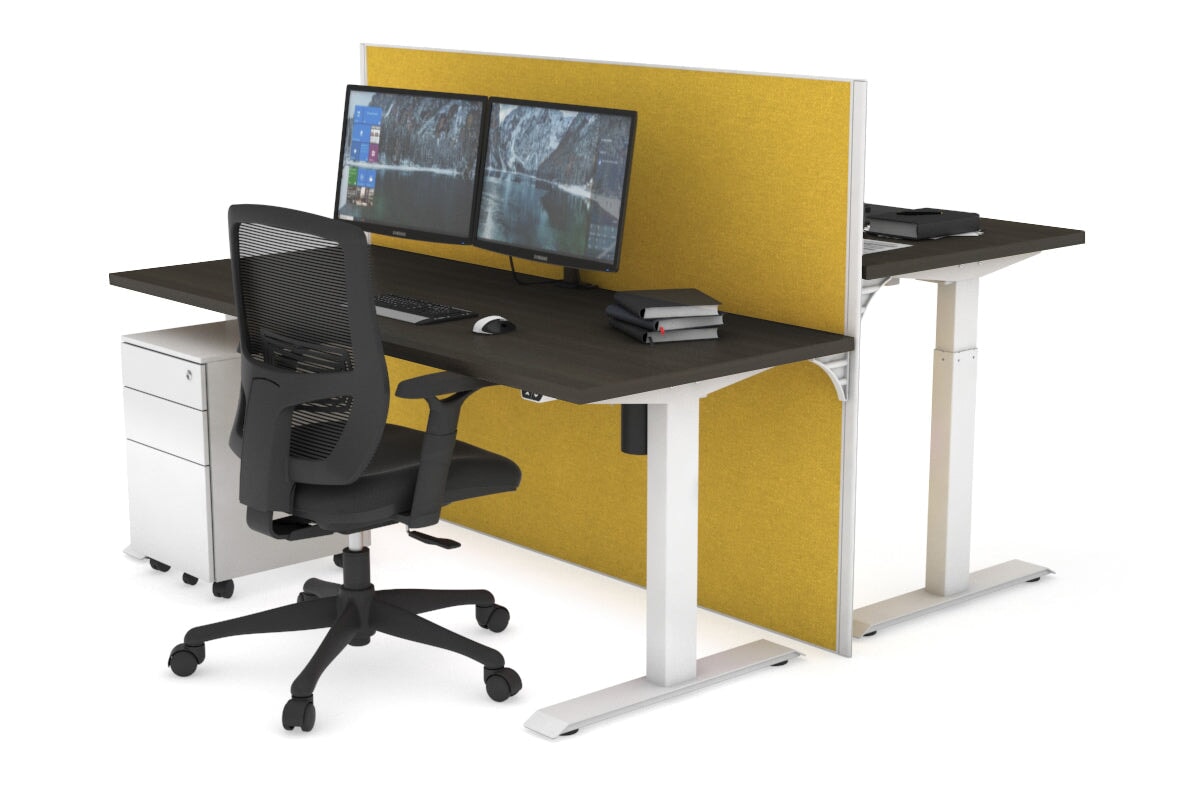 Just Right Height Adjustable 2 Person Workbench [47.2'' x 27.6''] - Perfect for Garage, Workshop & Office Collaboration