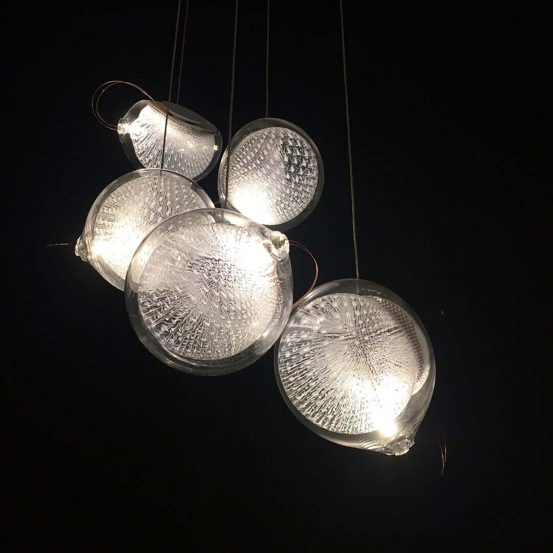 Modern Art Net Pendant Light - Handwoven Rattan Chandelier for Dining Room, Bedroom & Boho Home Decor | Perfect for Farmhouse, Living Room & Kitchen Lighting