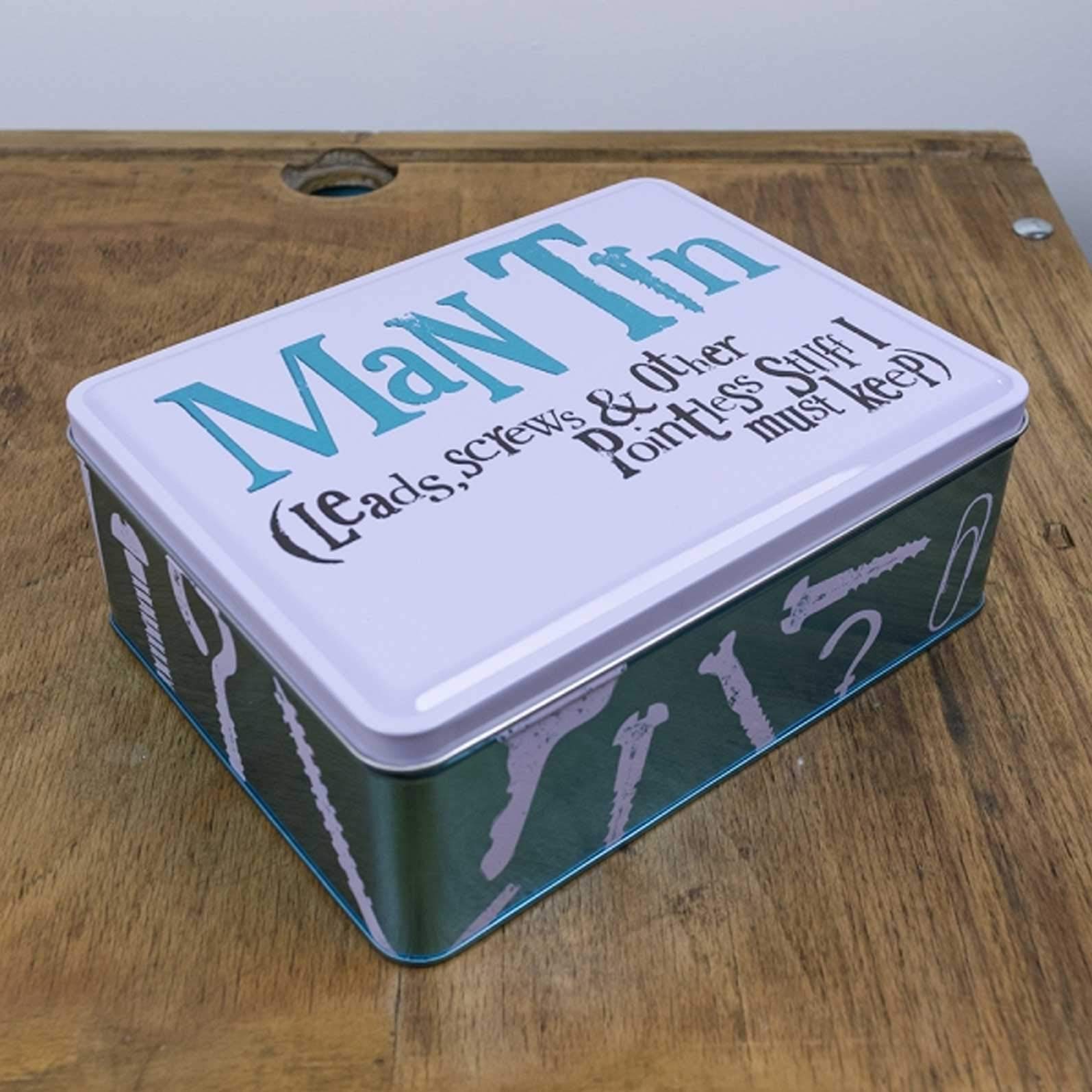 Premium White Tin Storage Box - Airtight & Durable for Kitchen, Office, or Craft Room Organization - Perfect for Spices, Tea, Coffee, or Small Items