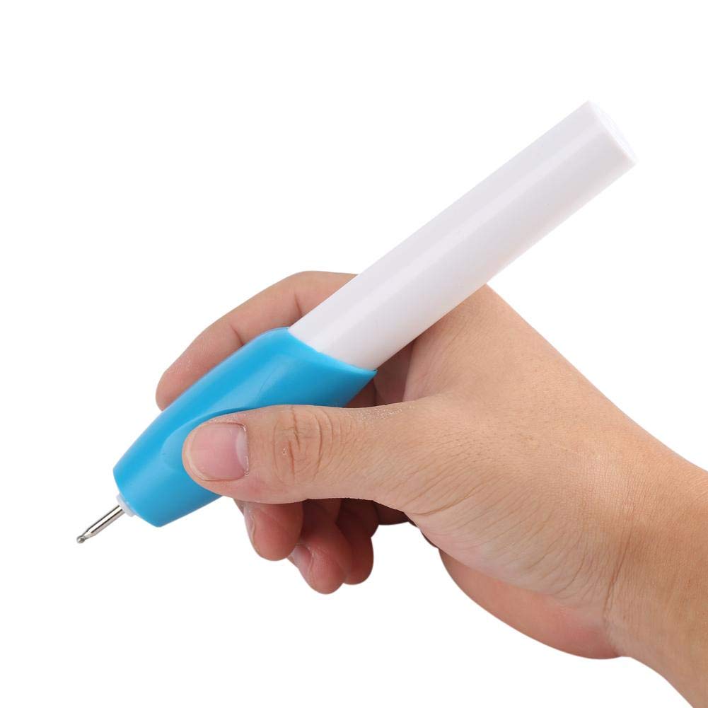 Electric Engraving Pen - Handheld Engraver Tool for Metal, Glass, Wood & Plastic - DIY Crafting & Personalization - Perfect for Jewelry, Gifts & Home Decor Projects (Battery Not Included)